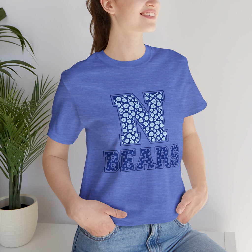 Bears Flower Print Spirit Tee