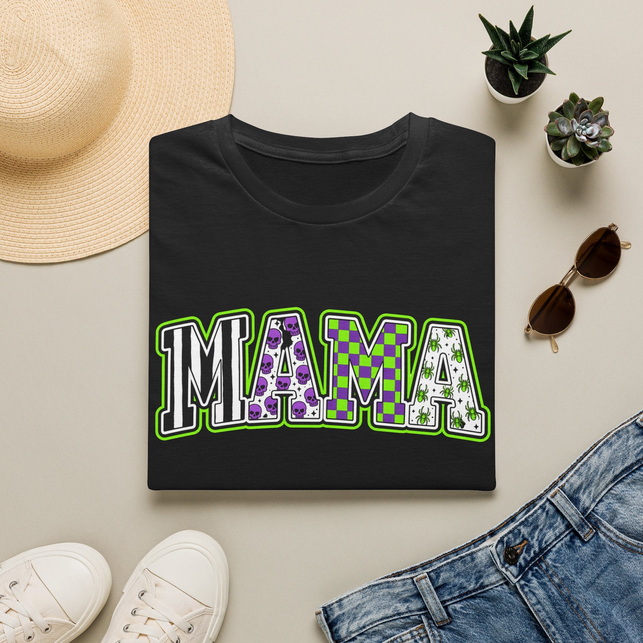 Mama Halloween Graphic T-Shirt
