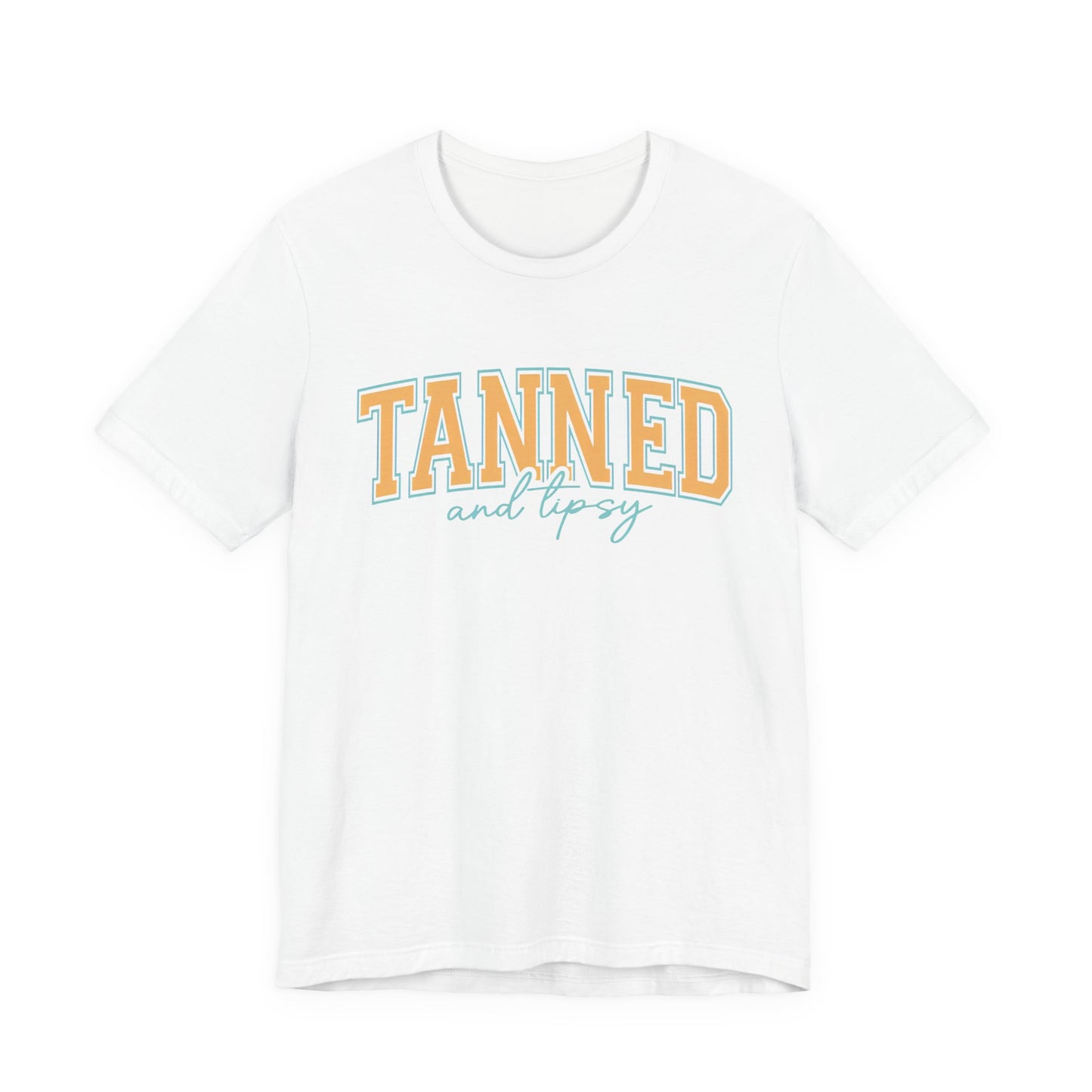"Tanned and Tipsy" Beach Vibe Graphic Tee