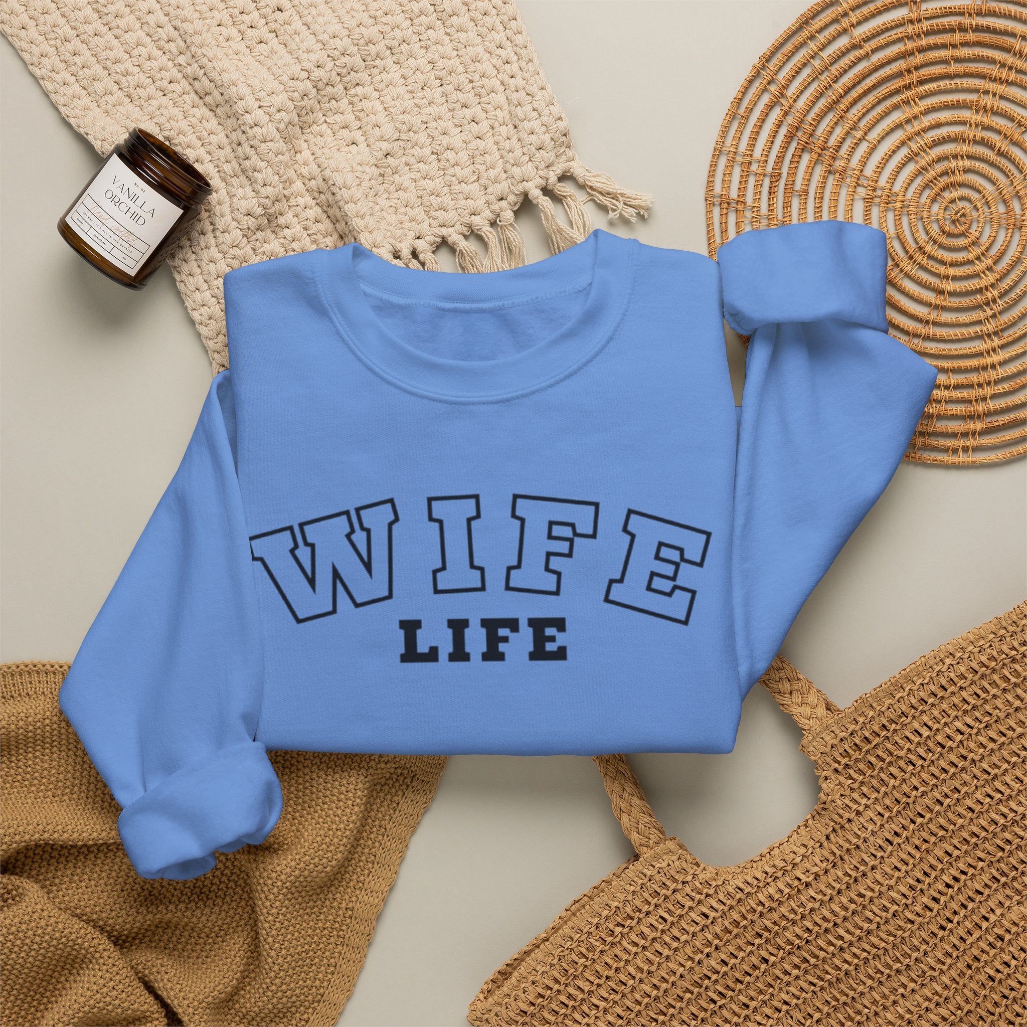 Wife Life Crewneck Sweatshirt