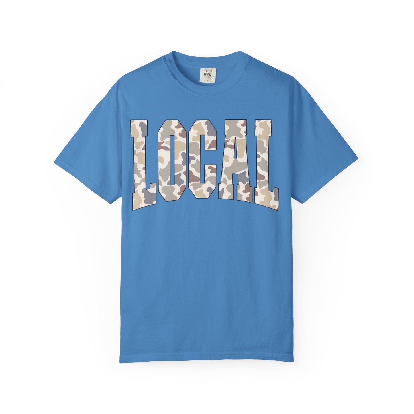 Local camo graphic tee