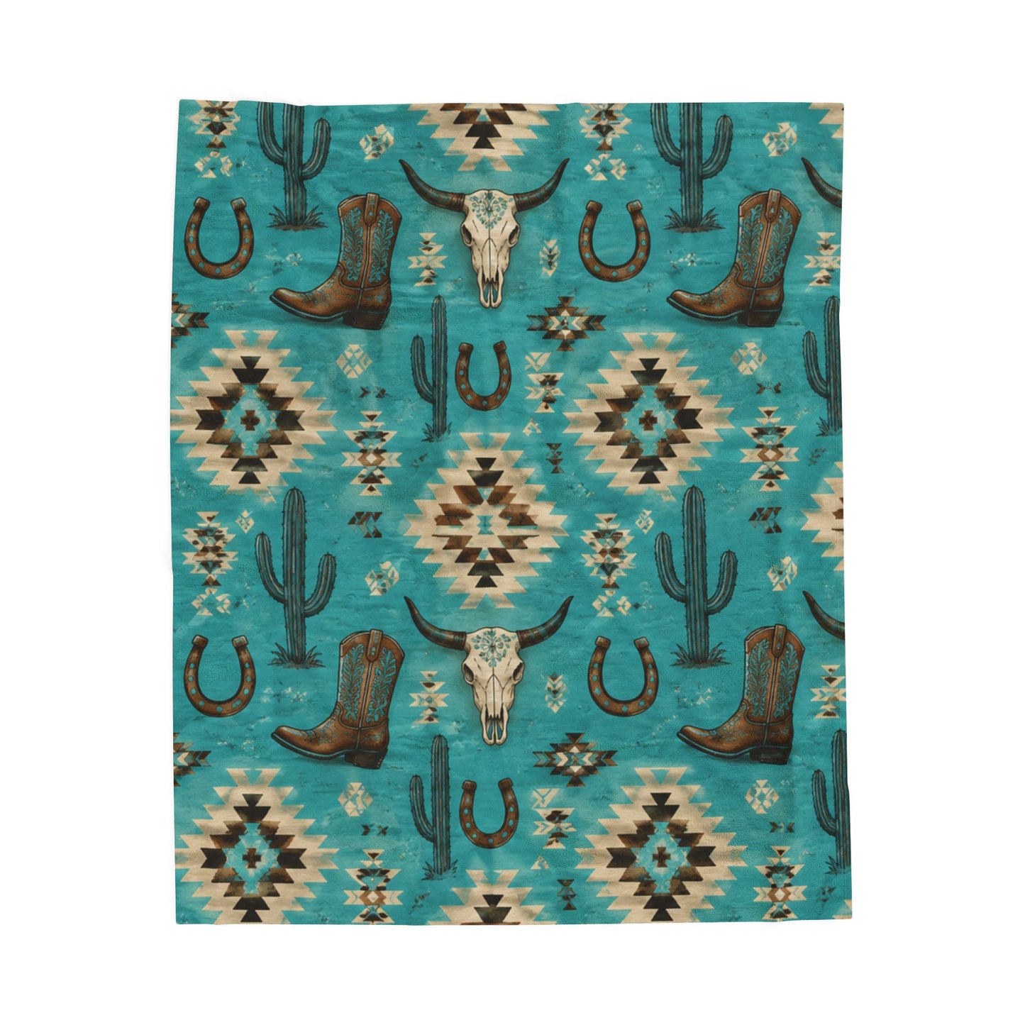 Southwestern Cowboy Aztec Pattern