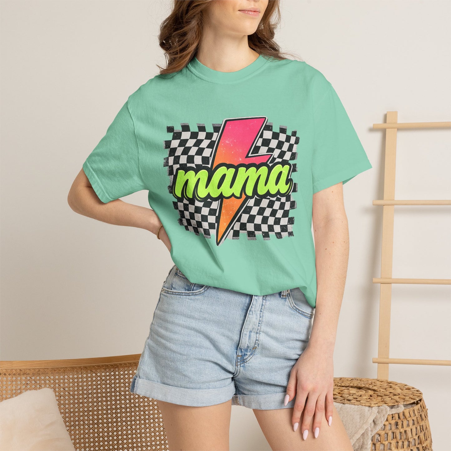 Mama Lightning Bolt Tee