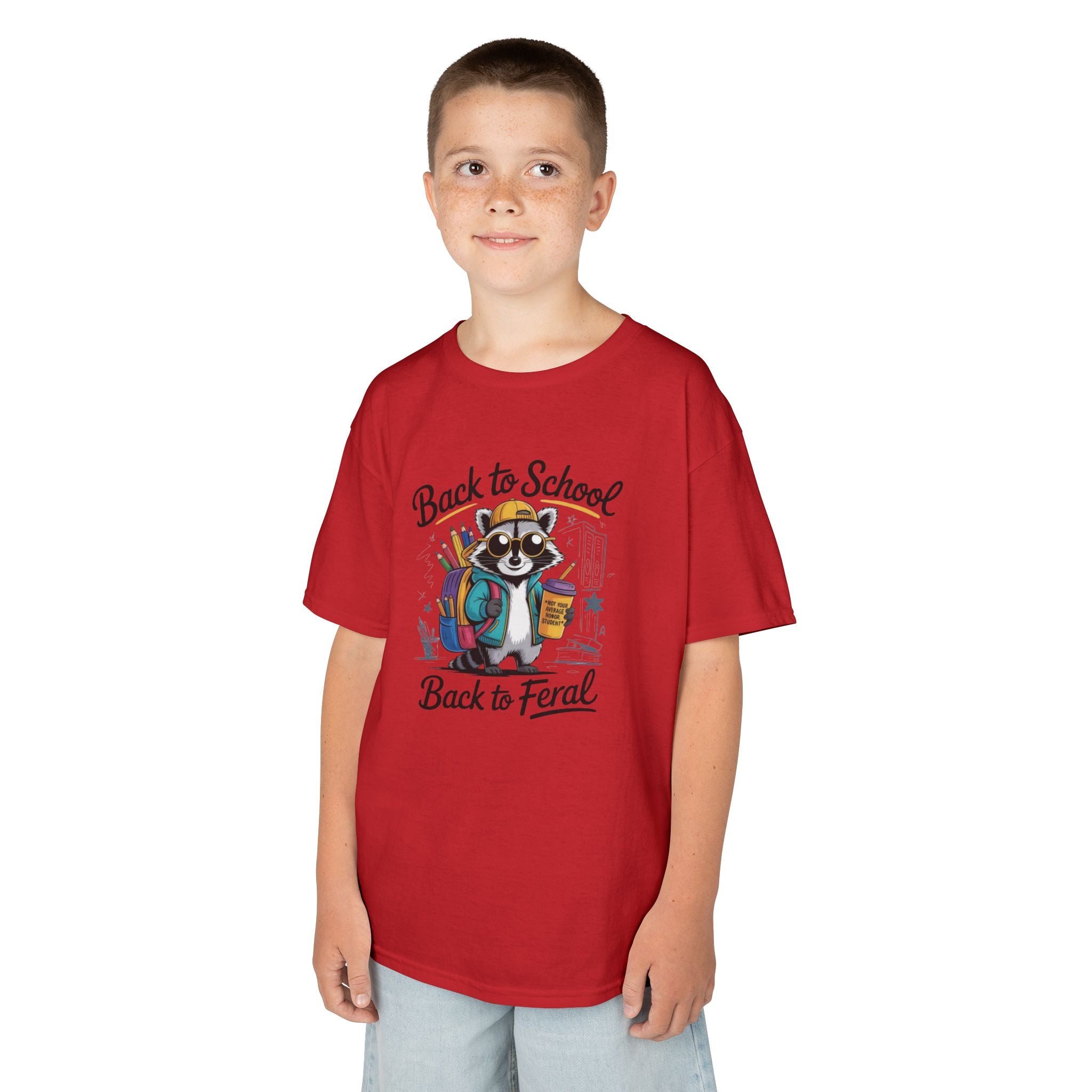 "Back to School, Back to Feral" Raccoon Design