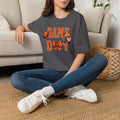 Basketball Orange Bulldog Mascot Tee