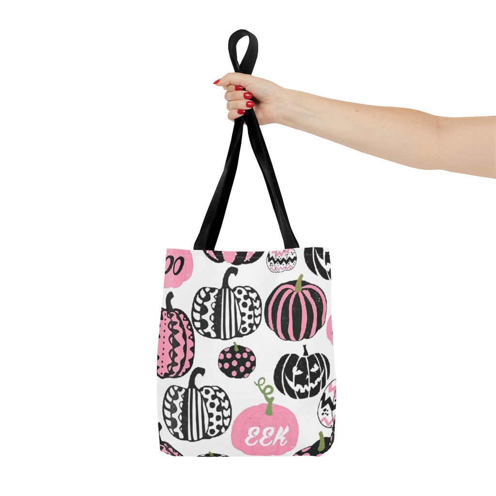 Pink pumpkin tote