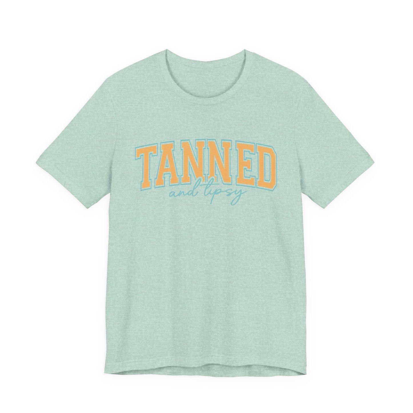 "Tanned and Tipsy" Beach Vibe Graphic Tee