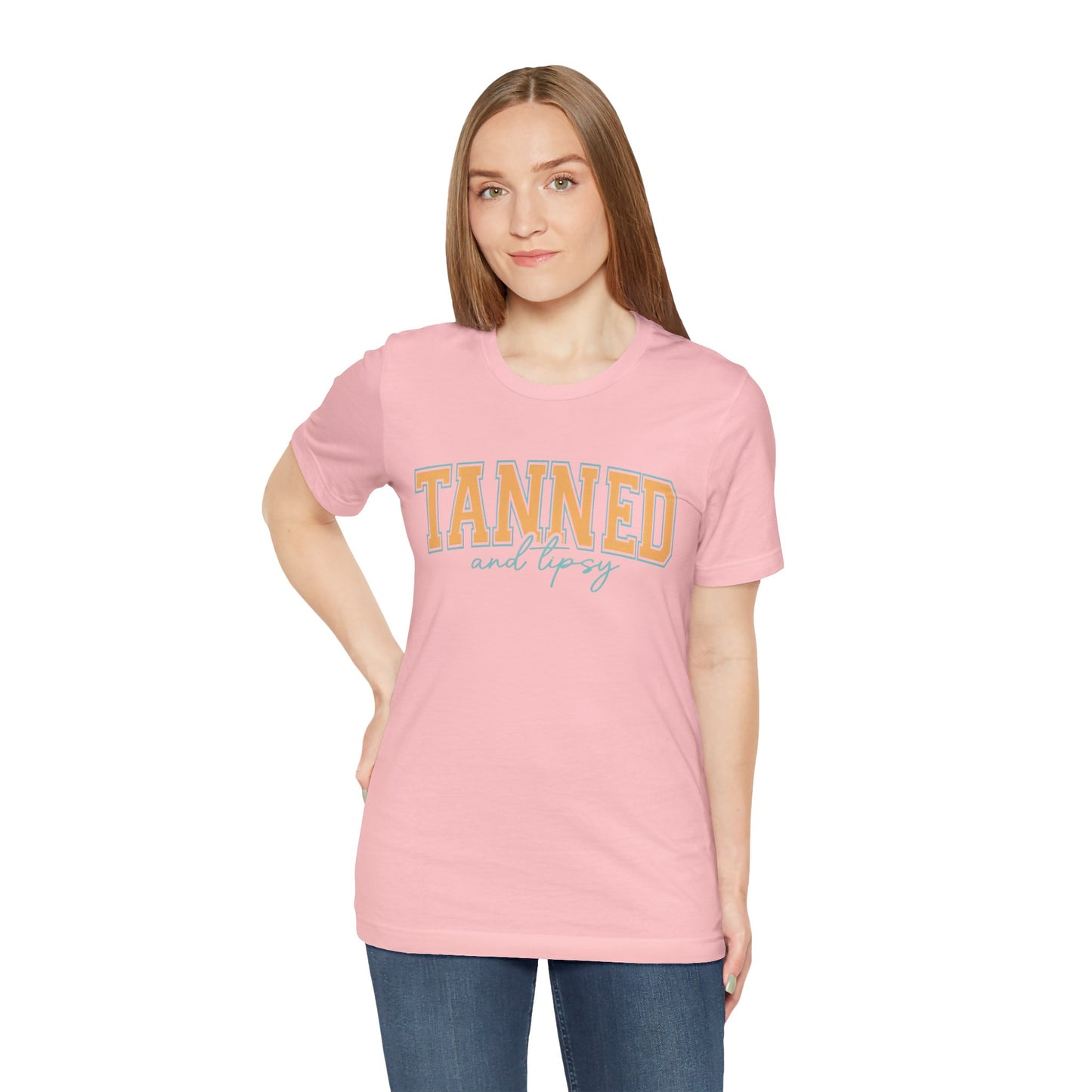 "Tanned and Tipsy" Beach Vibe Graphic Tee