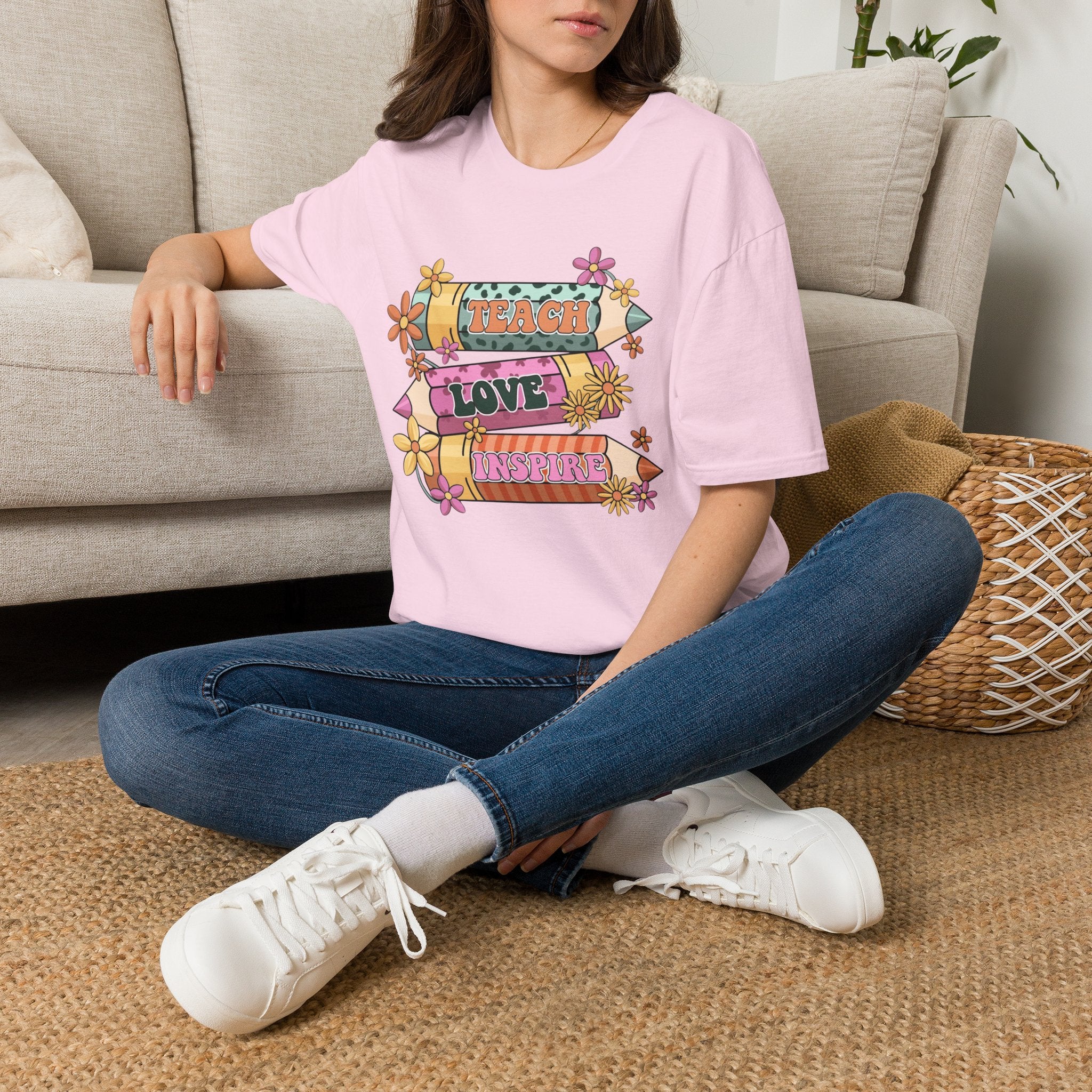 Teach Love Inspire Pencil Tee