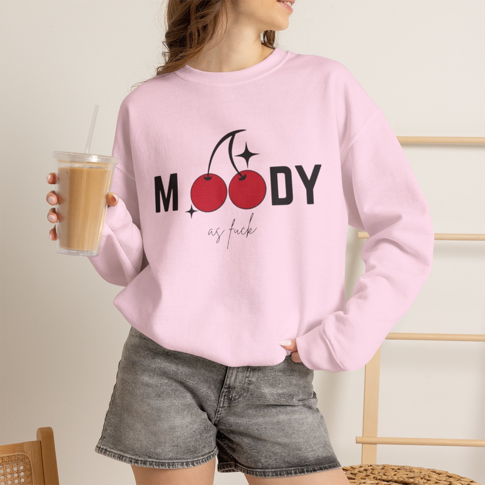 'Moody as F***' Graphic Sweatshirt