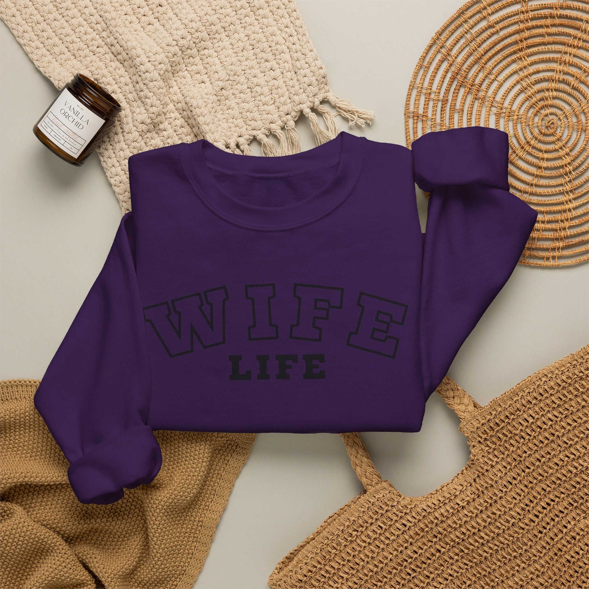 Wife Life Crewneck Sweatshirt