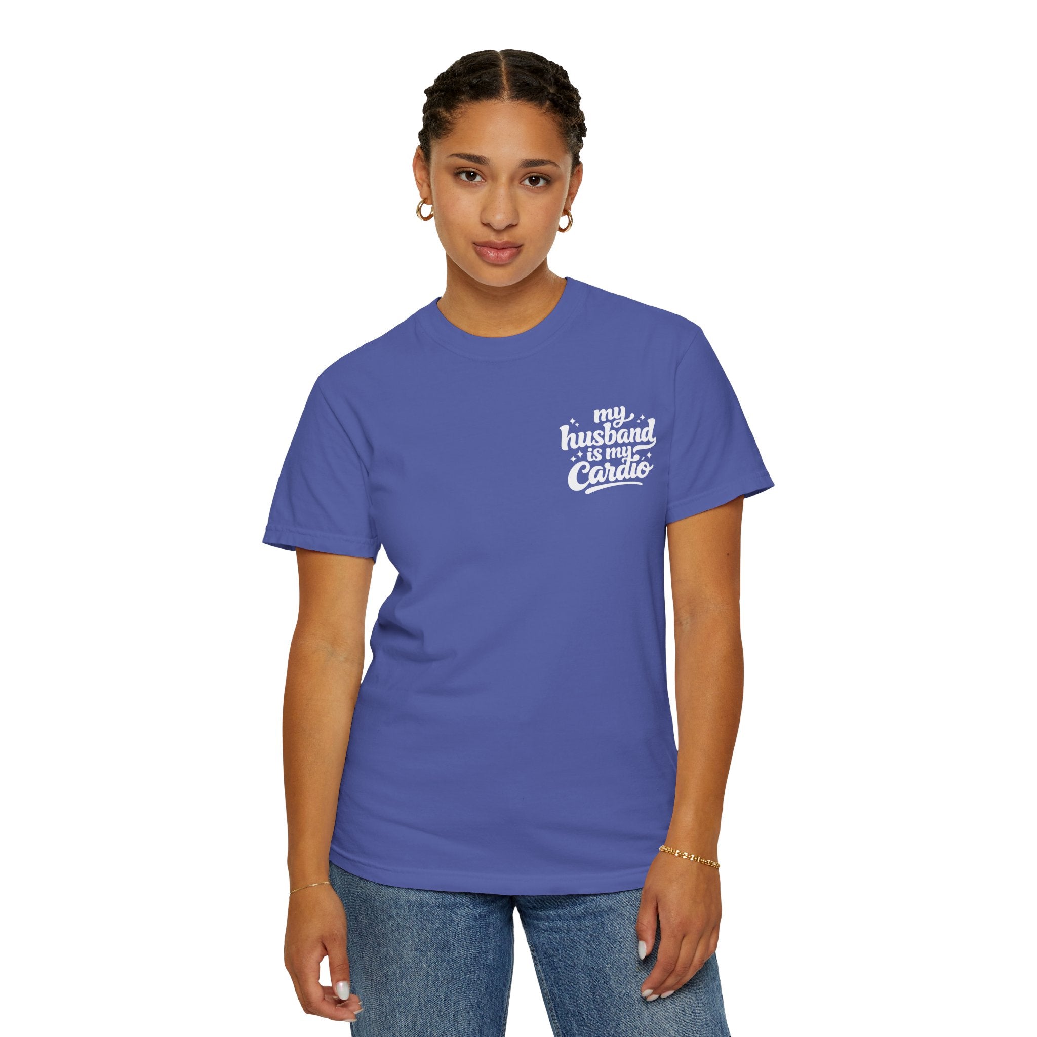 My husband is my cardio tee