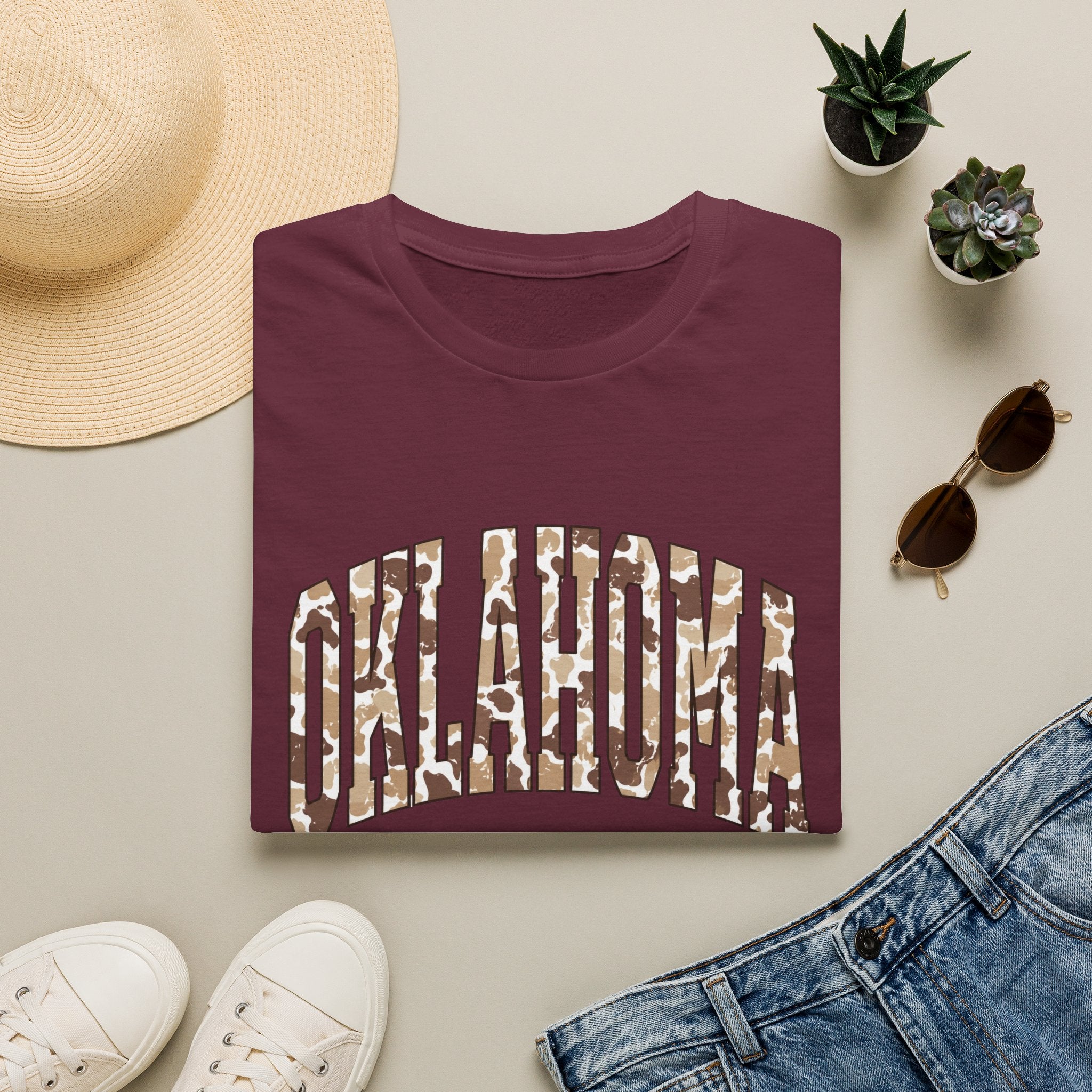 Oklahoma Camo Arch T‑Shirt