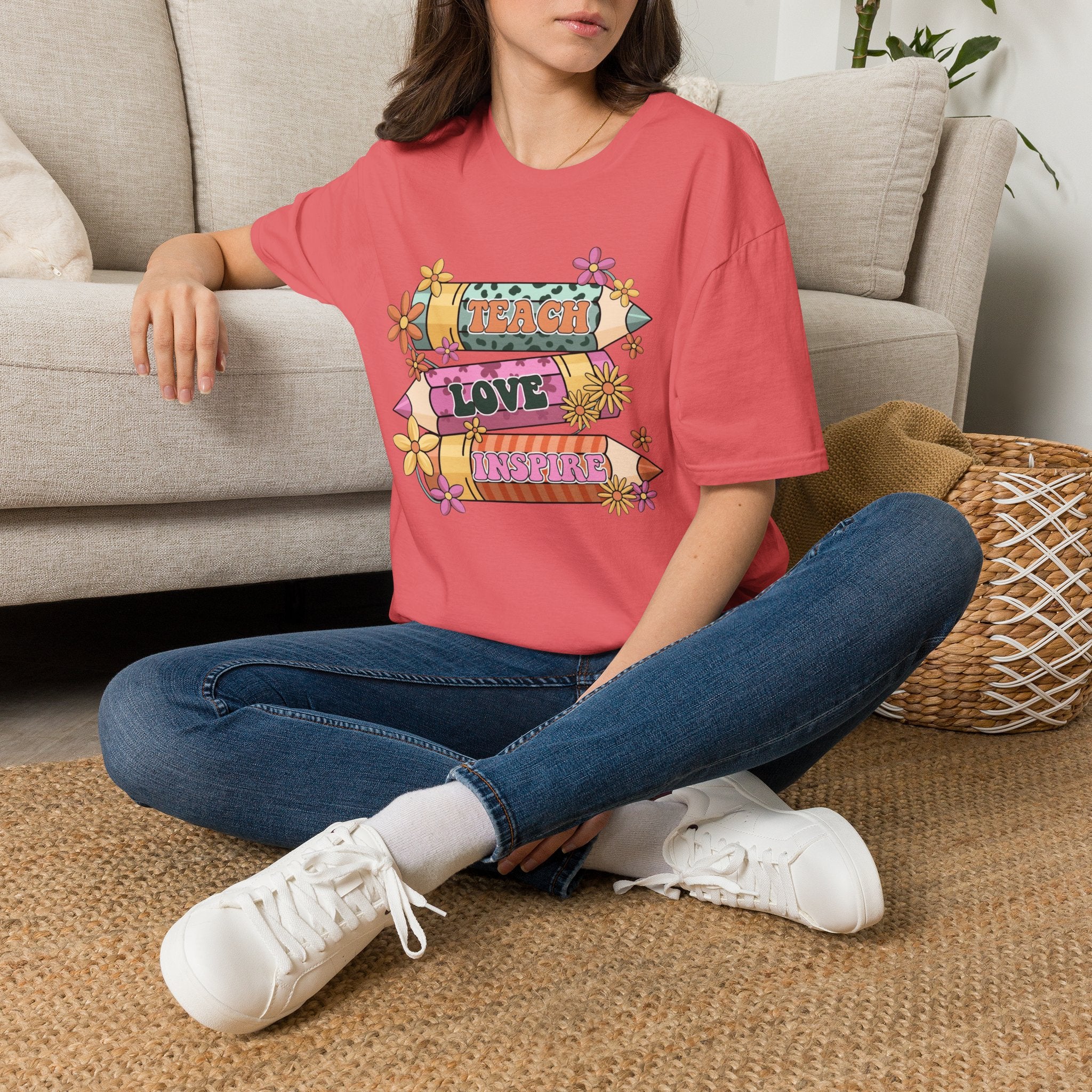 Teach Love Inspire Pencil Tee