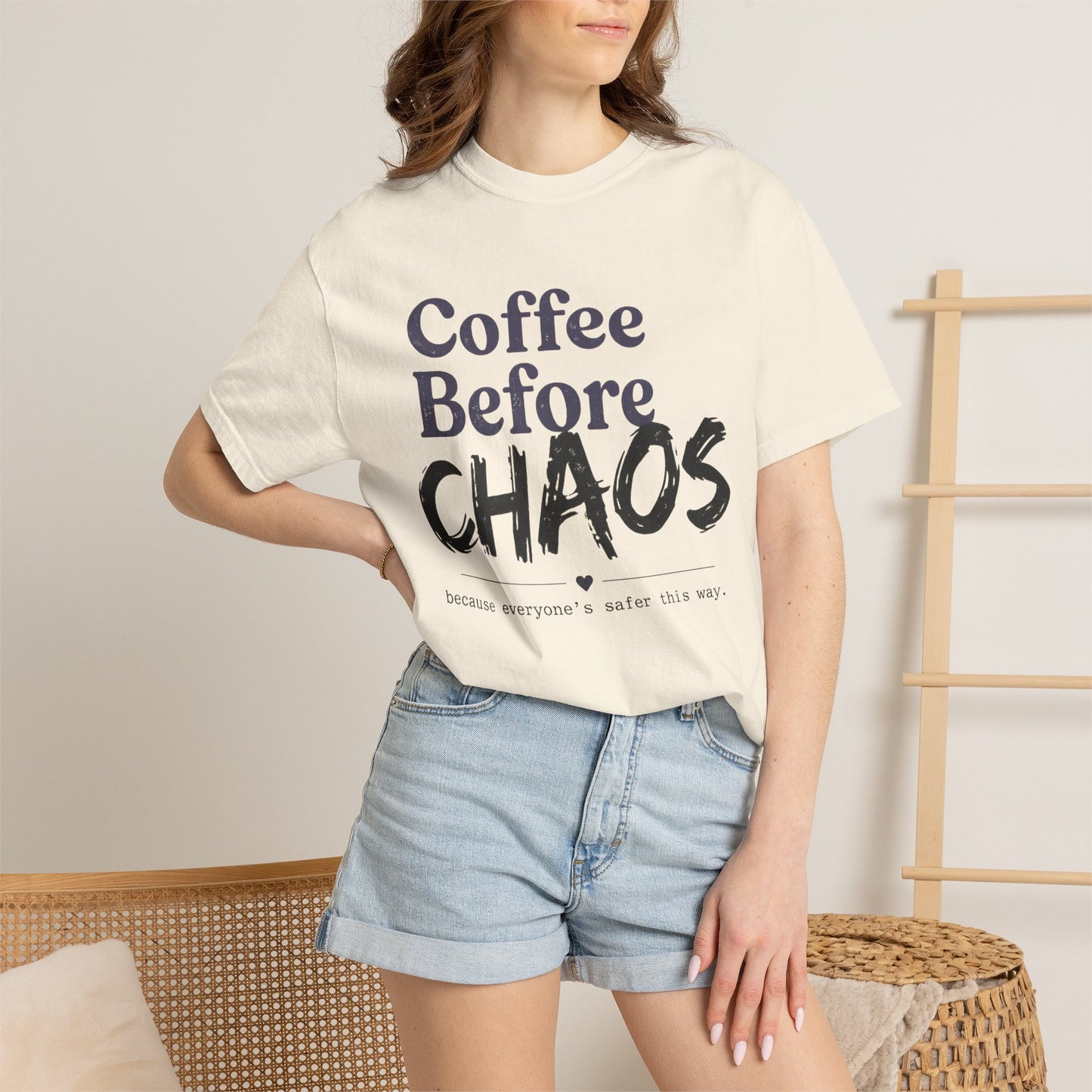 Coffee Before Chaos Tee