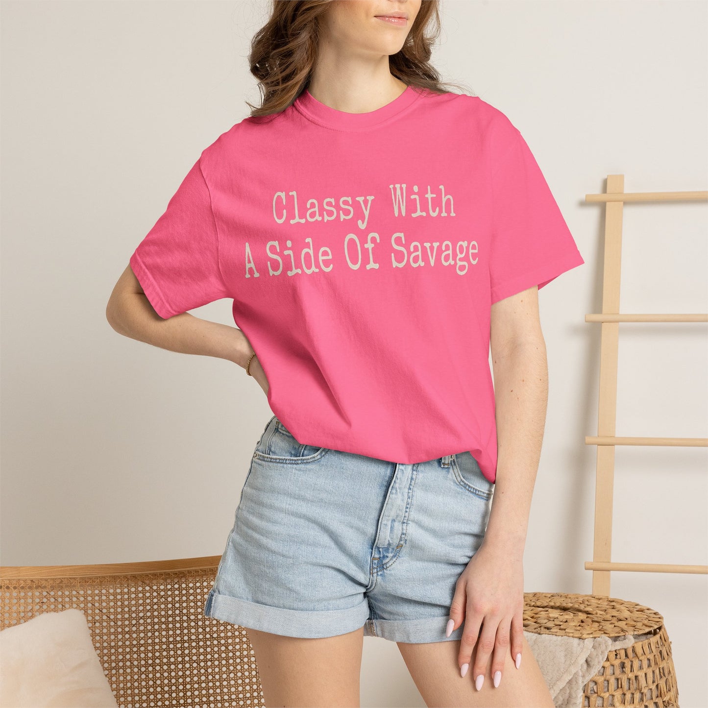 Classy With A Side Of Savage Tee