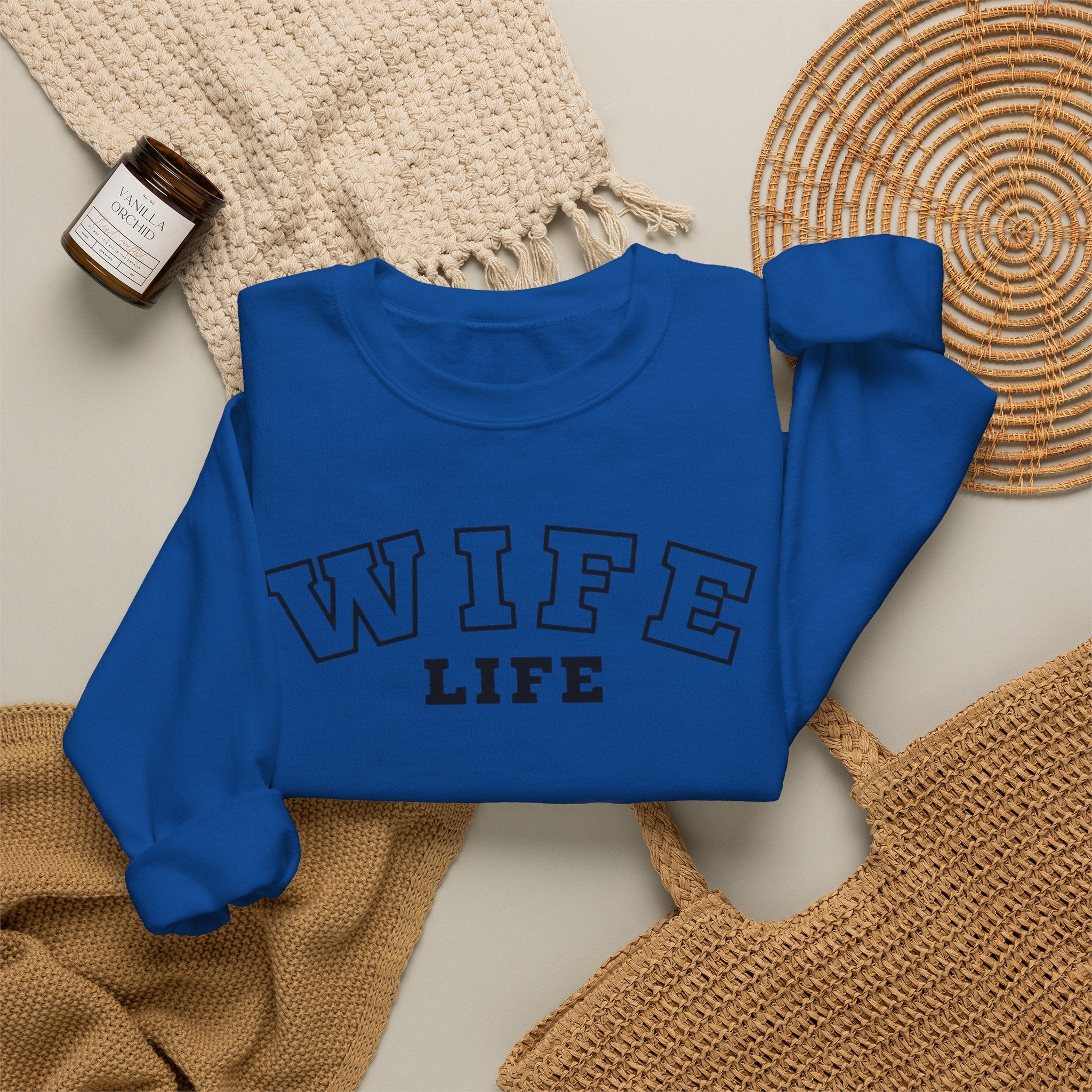 Wife Life Crewneck Sweatshirt