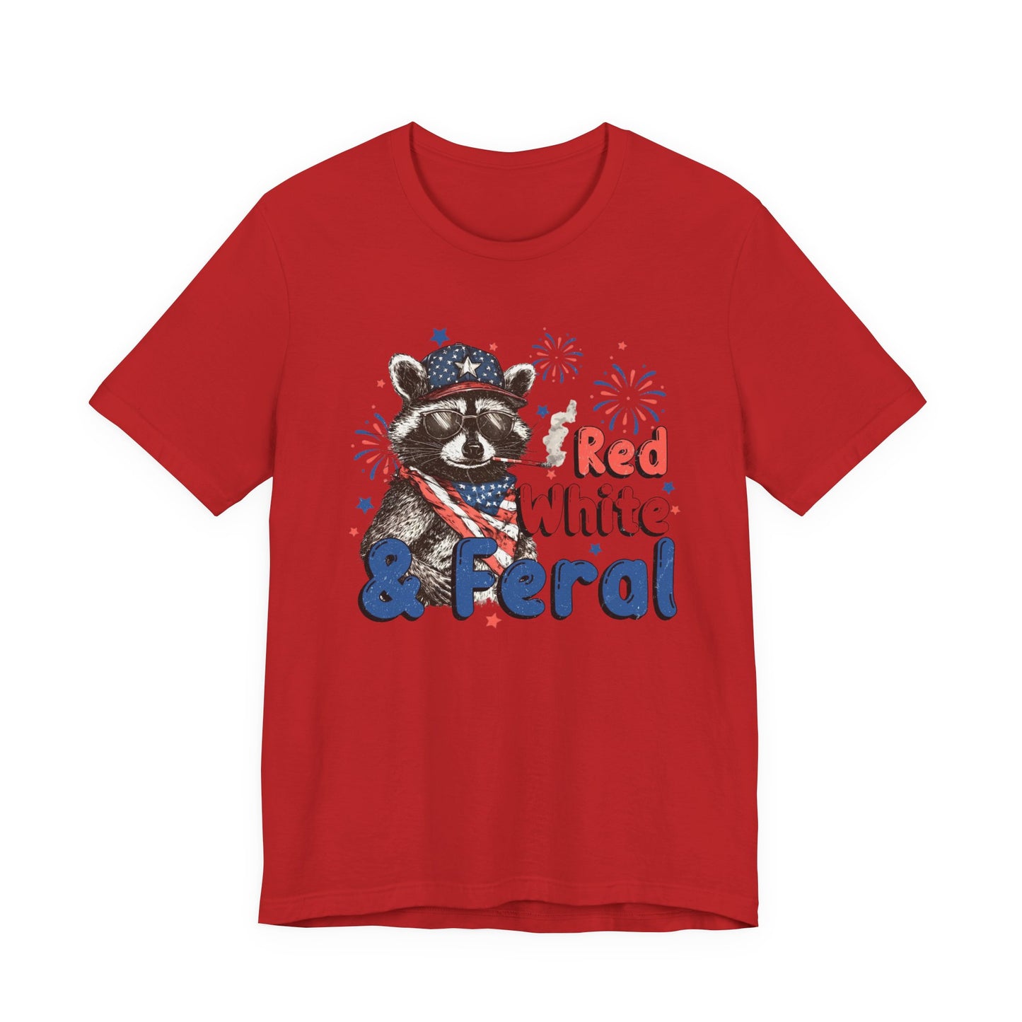 "Red White & Feral" 4th of July Graphic Shirt