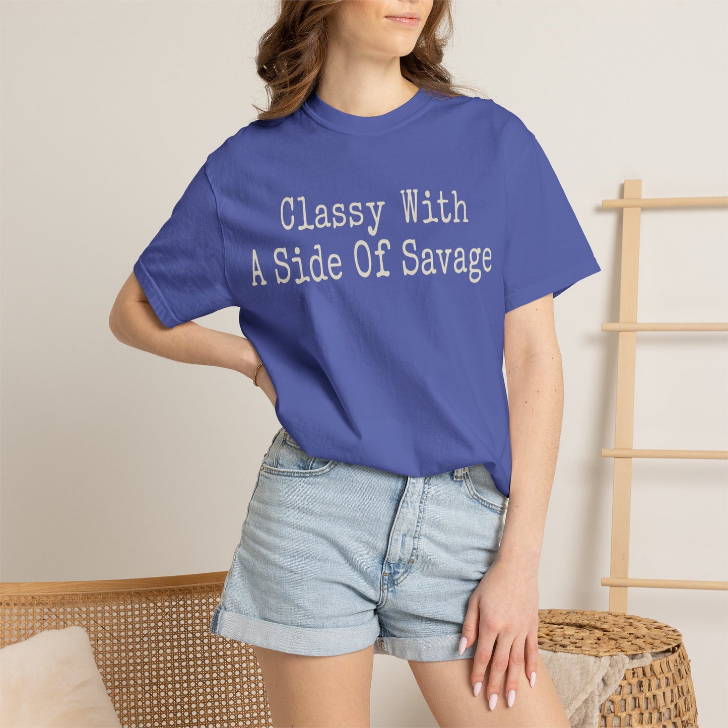 Classy With A Side Of Savage Tee