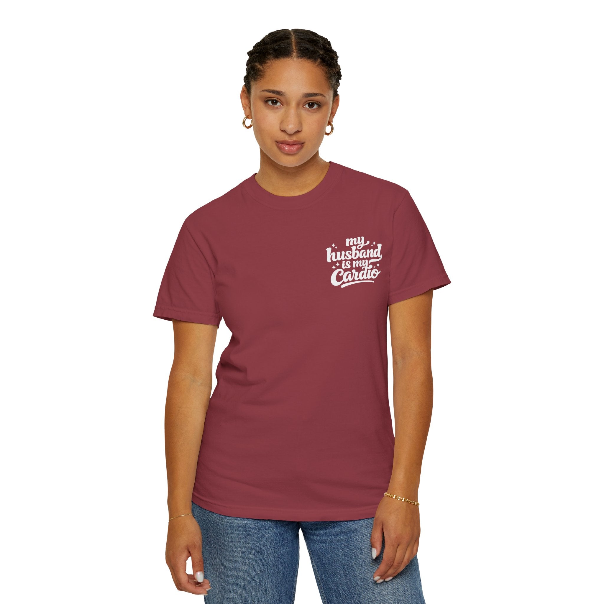 My husband is my cardio tee