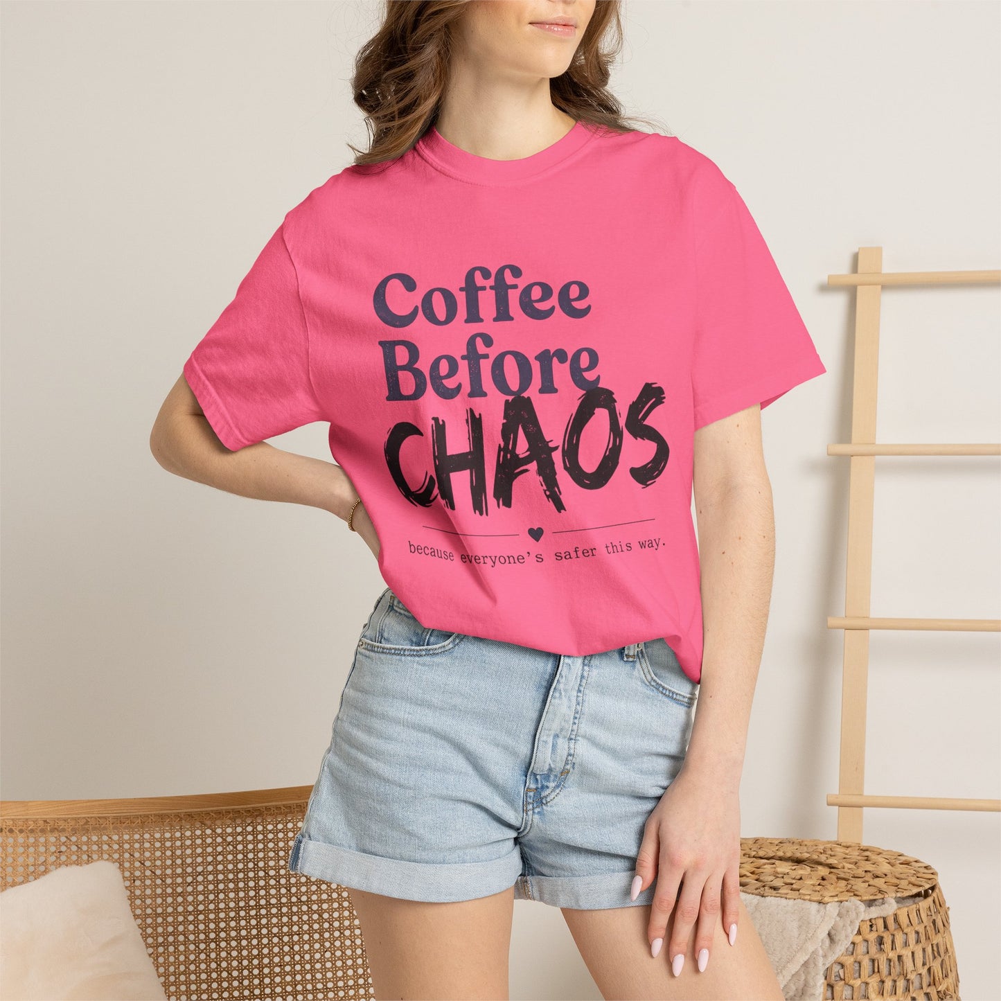 Coffee Before Chaos Tee