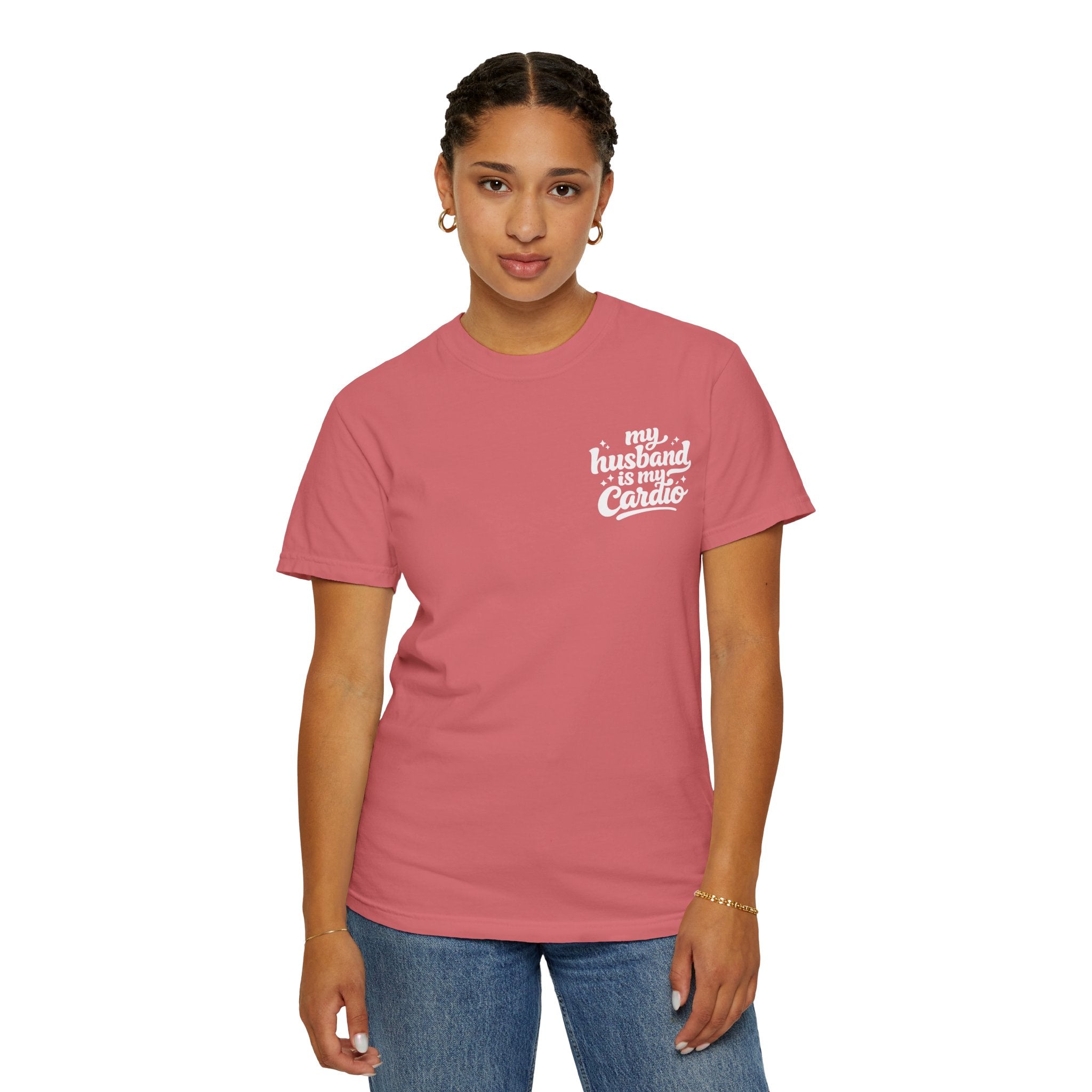My husband is my cardio tee