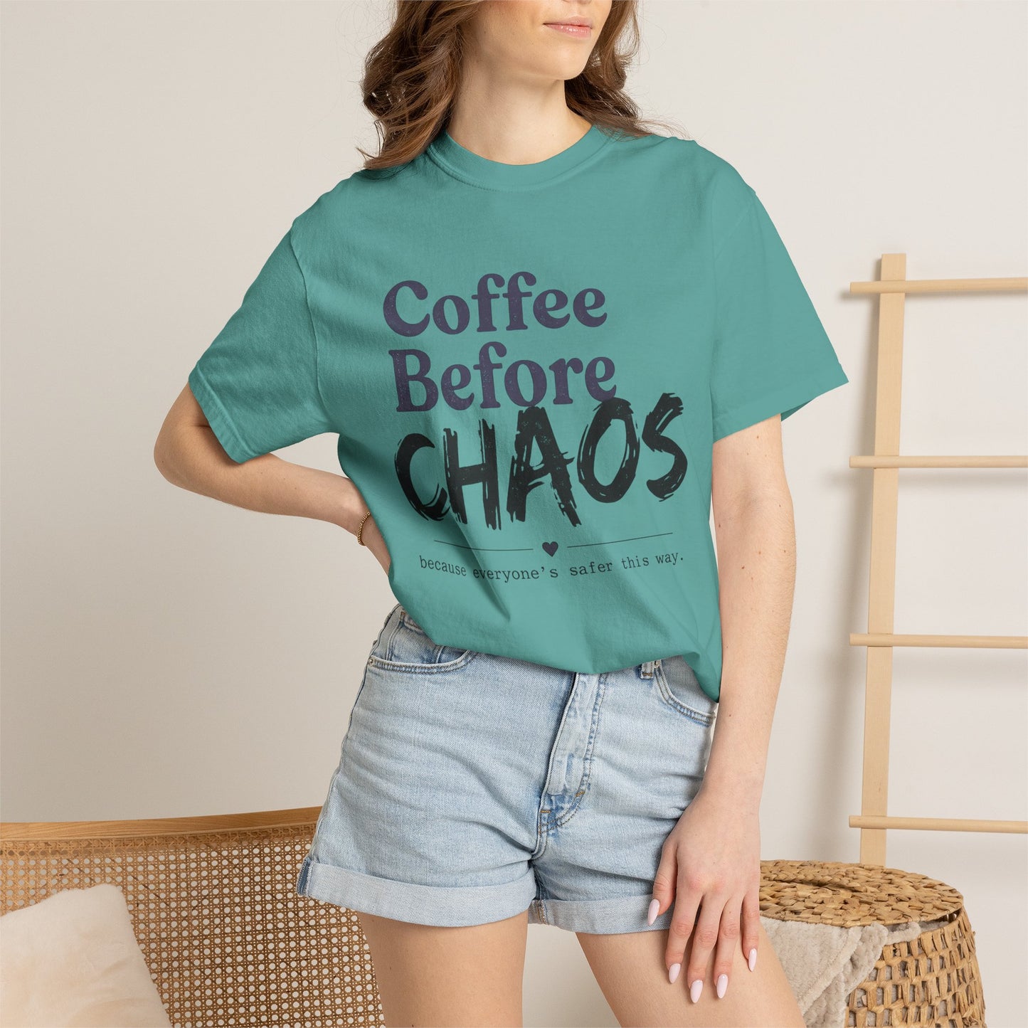 Coffee Before Chaos Tee