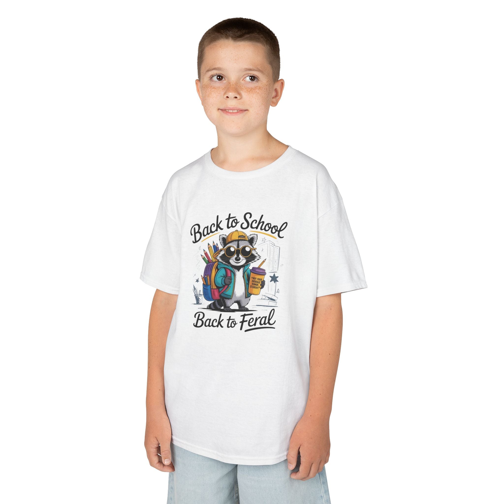 "Back to School, Back to Feral" Raccoon Design
