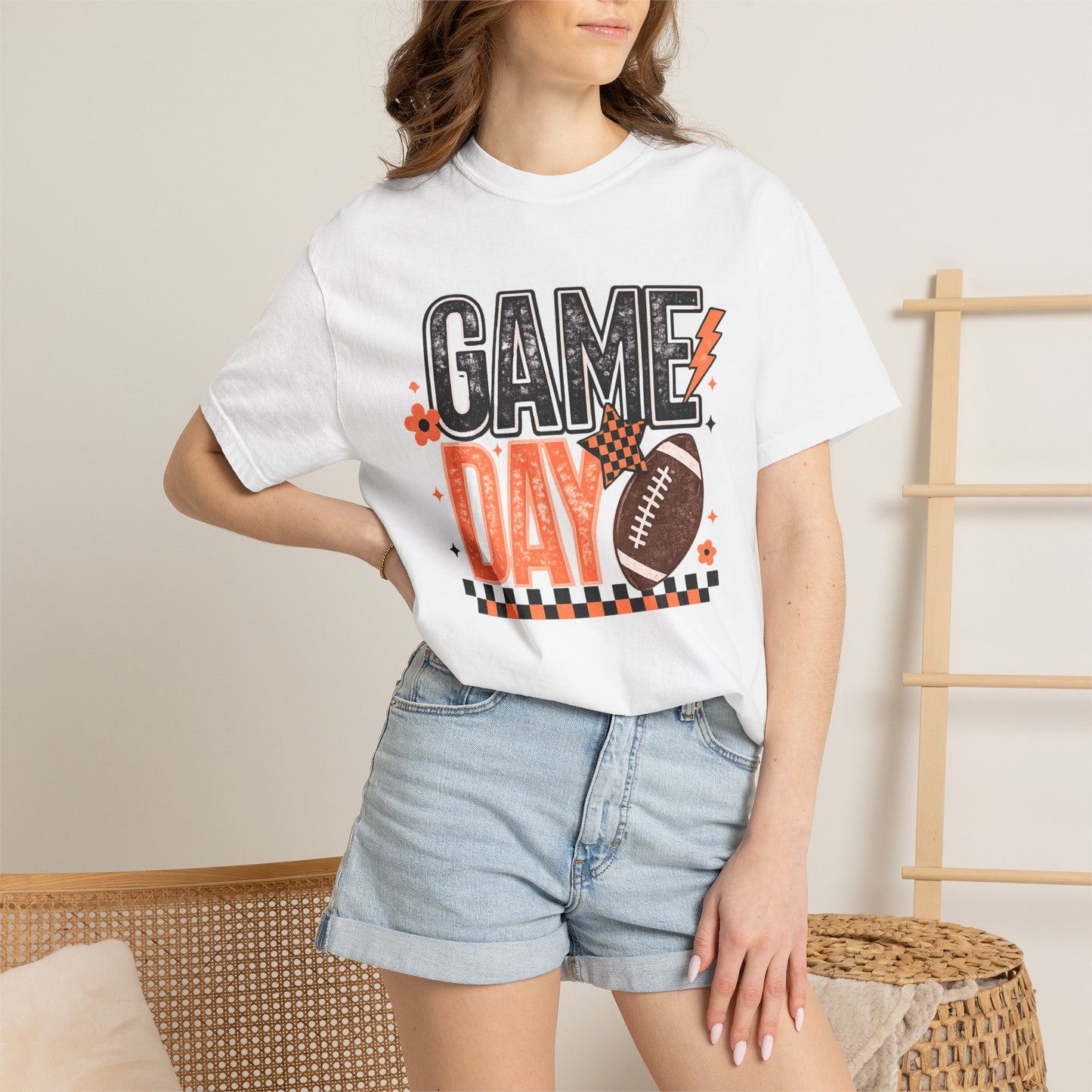 Game Day Football T-Shirt ORANGE