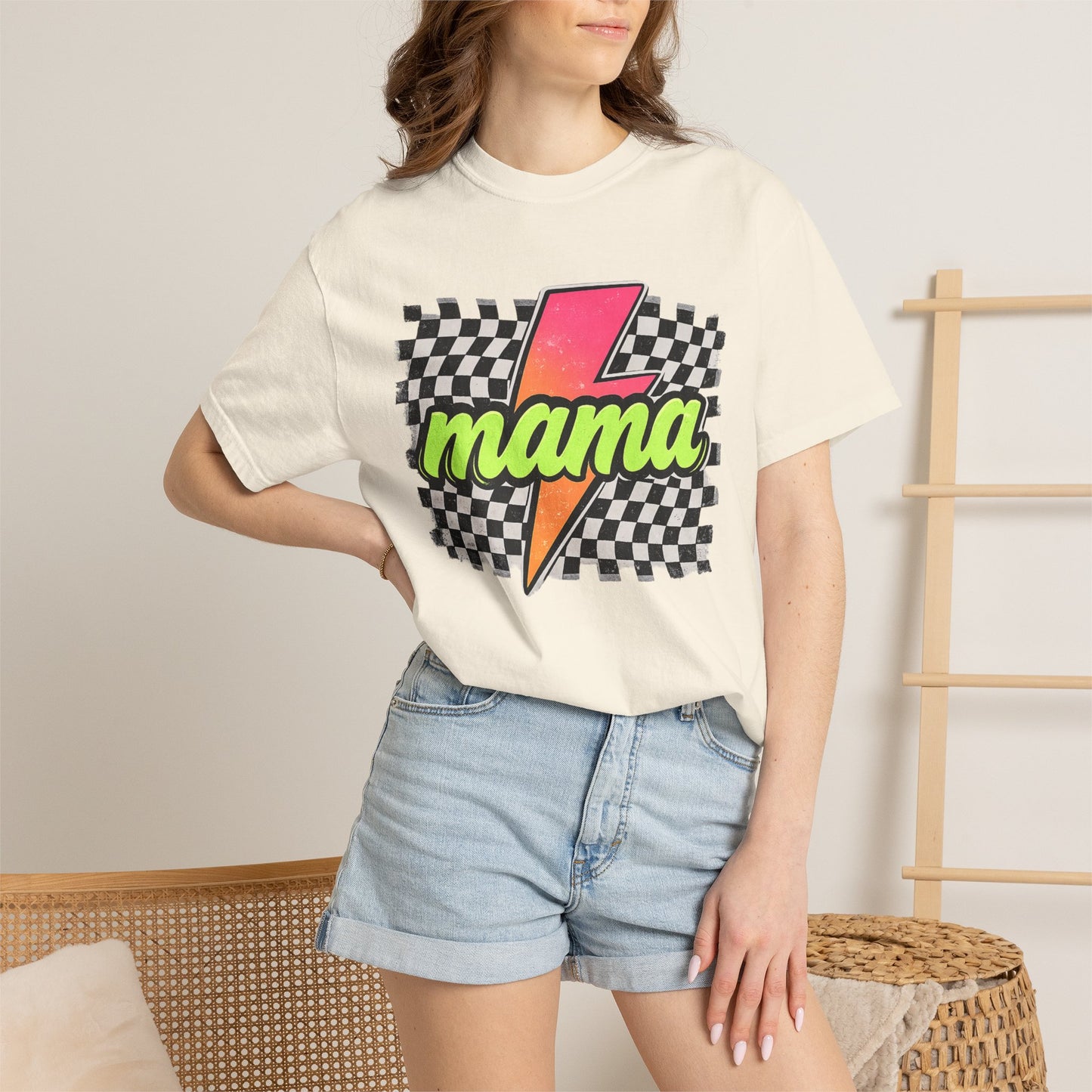 Mama Lightning Bolt Tee