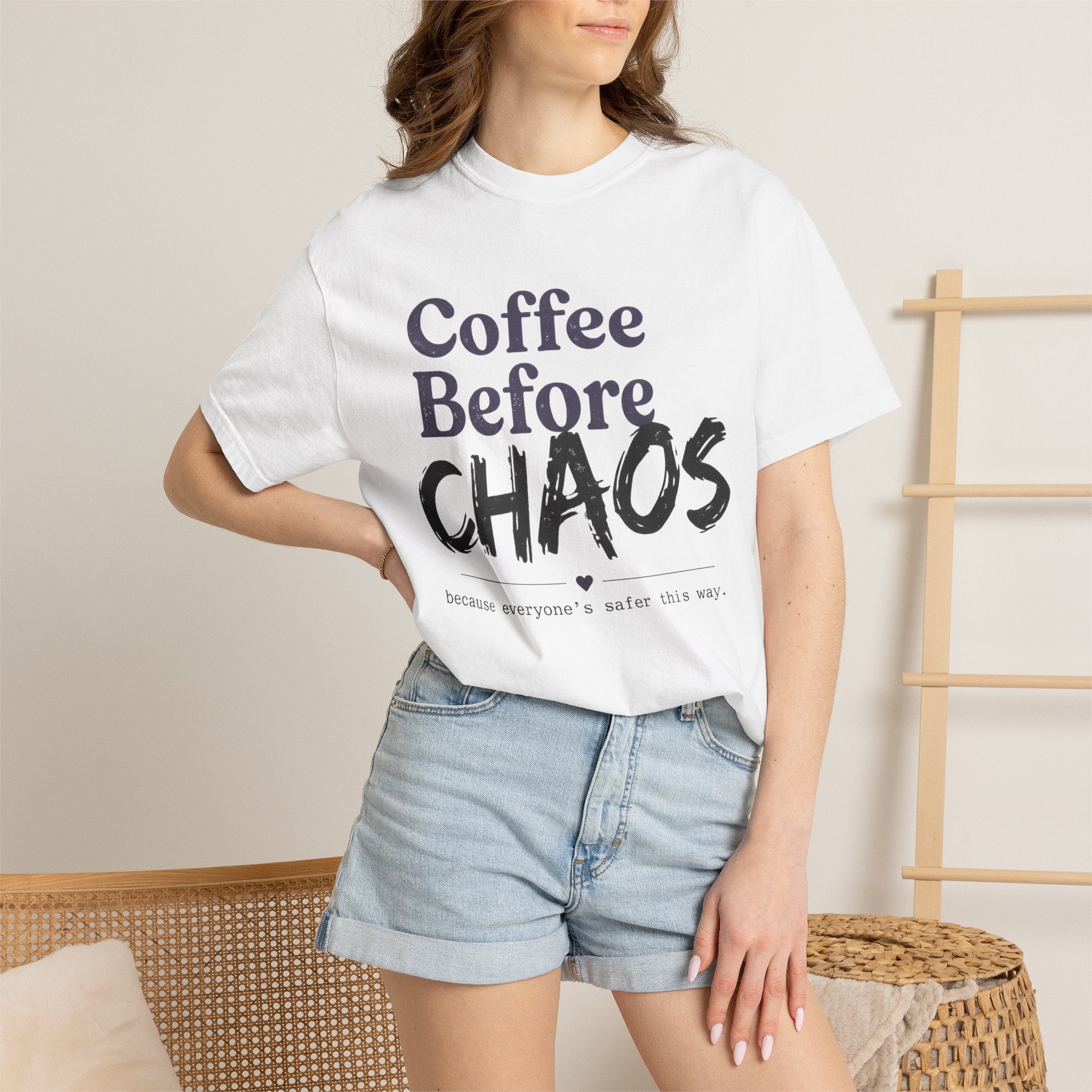 Coffee Before Chaos Tee