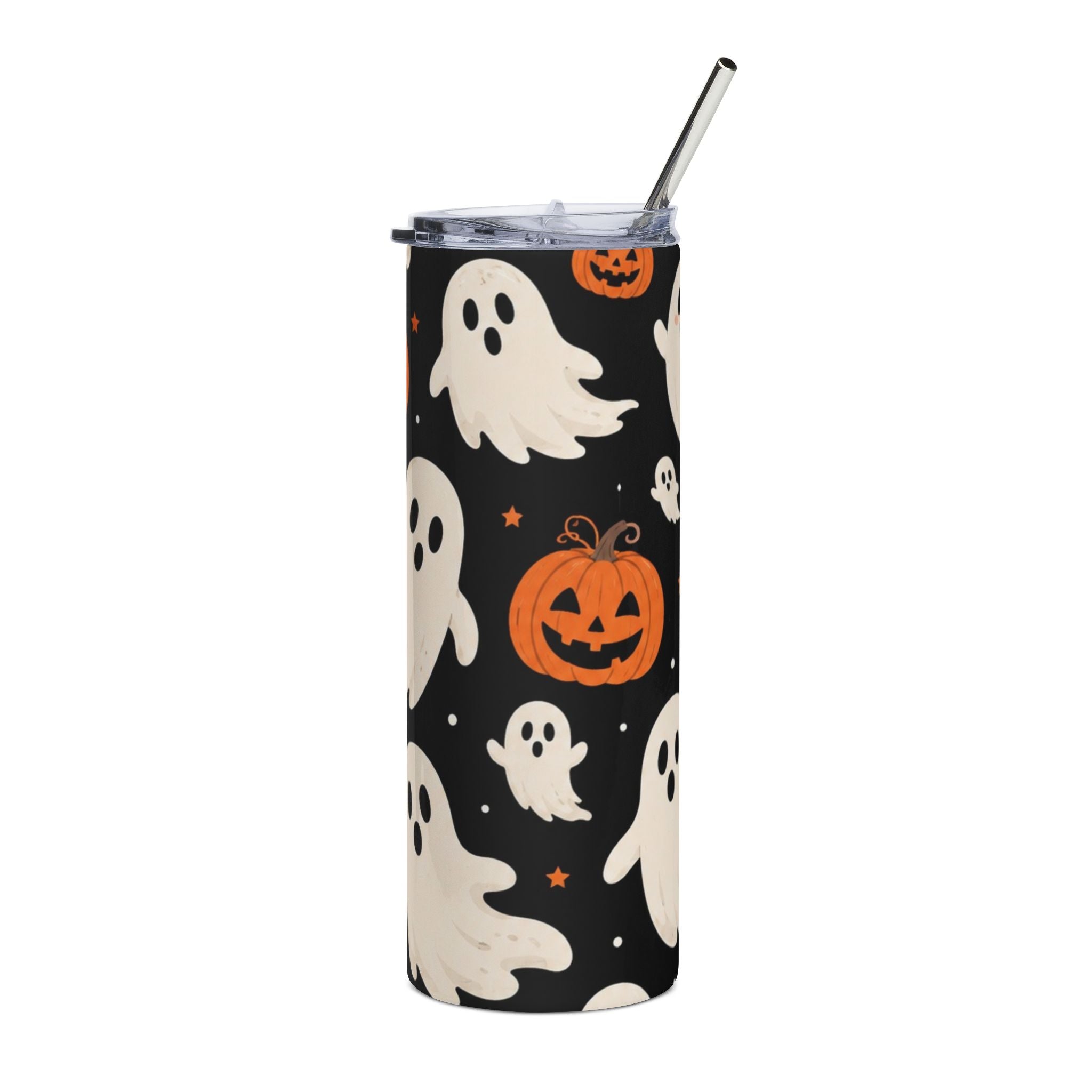 Ghosts and pumpkins tumbler 20oz