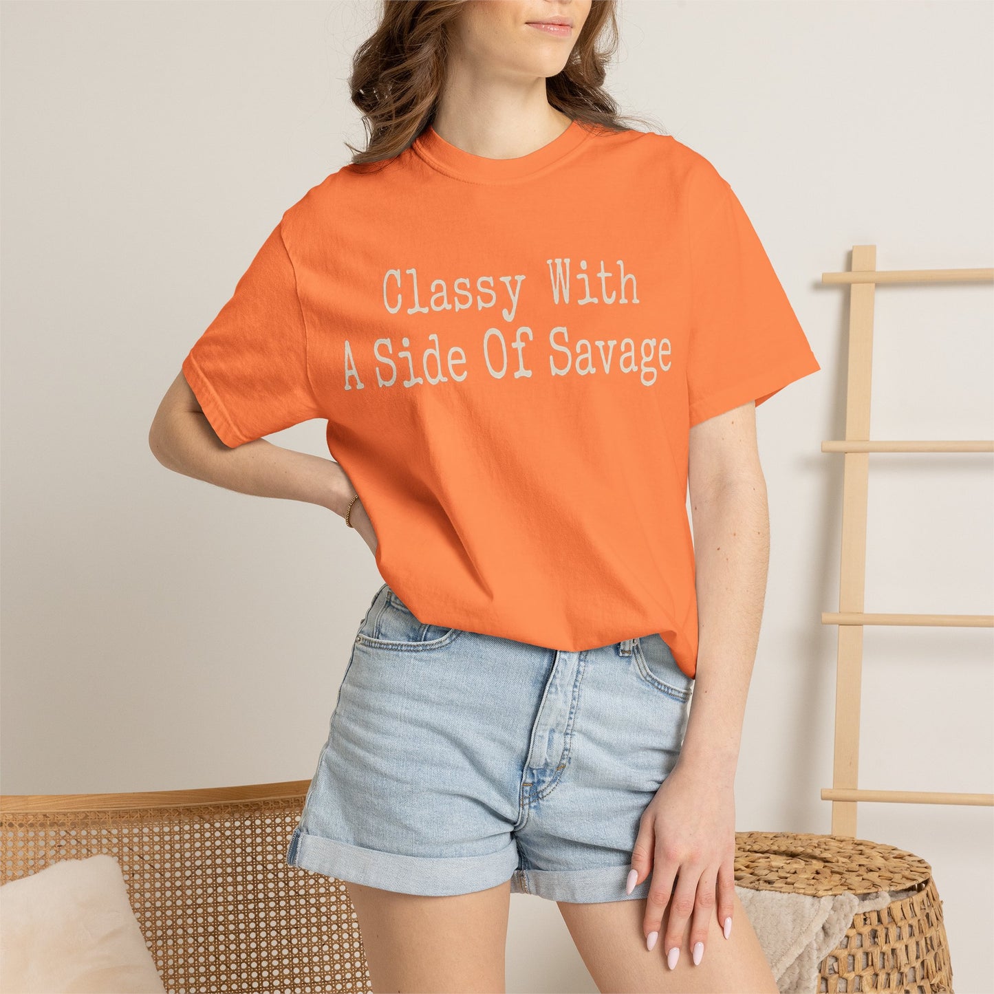 Classy With A Side Of Savage Tee