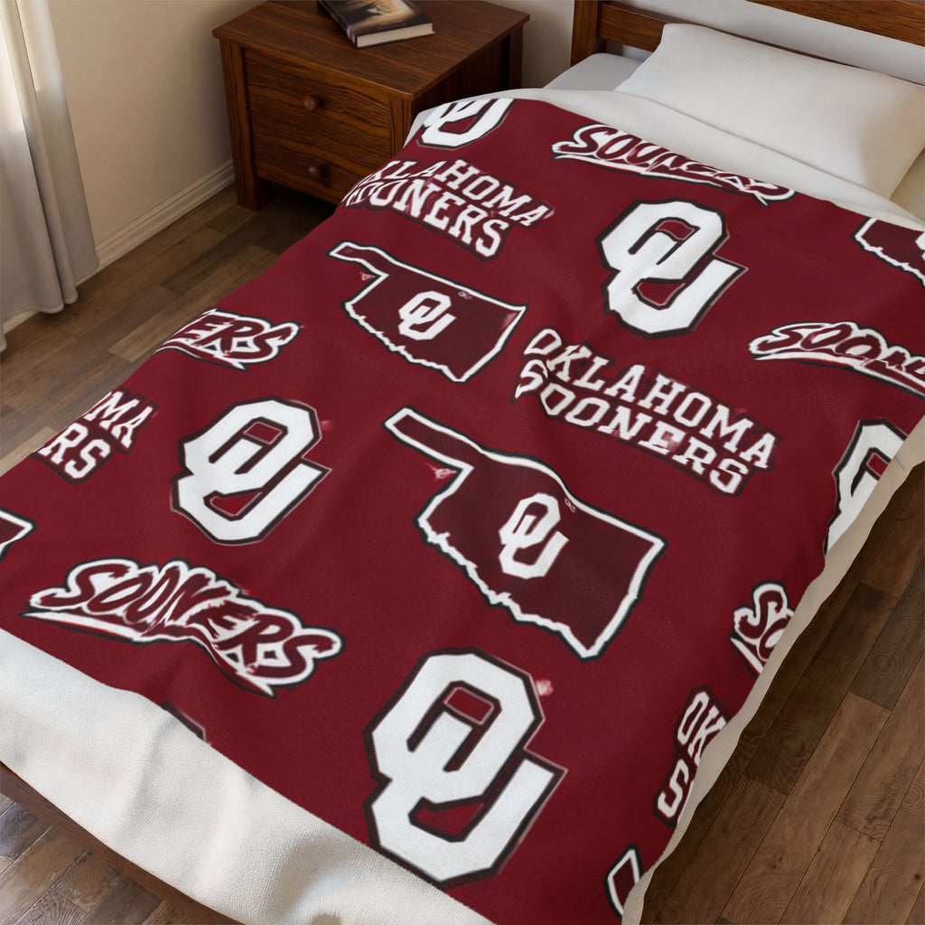 Oklahoma Sooners  Plush Blanket –