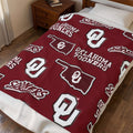 Oklahoma Sooners  Plush Blanket –