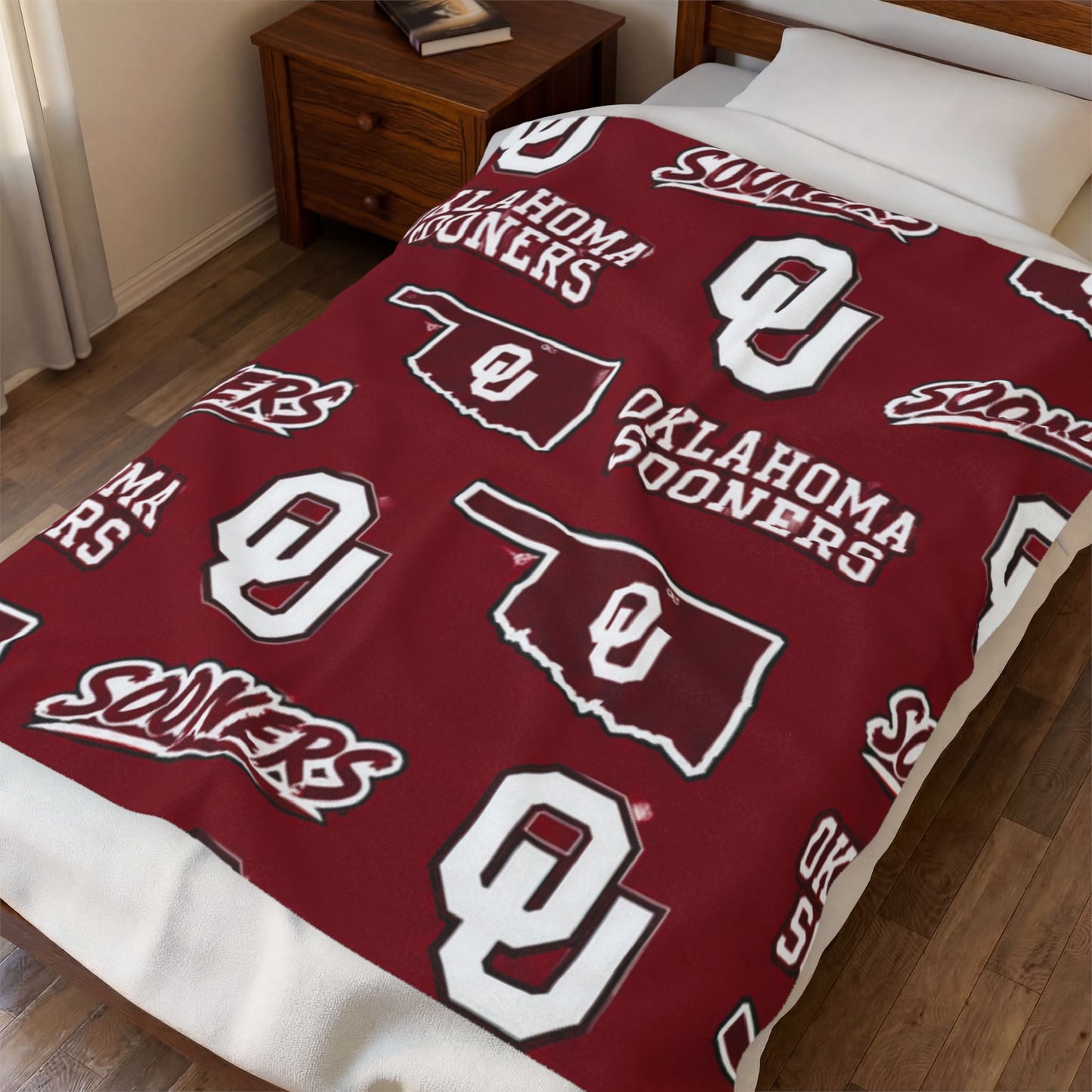 Oklahoma Sooners  Plush Blanket –
