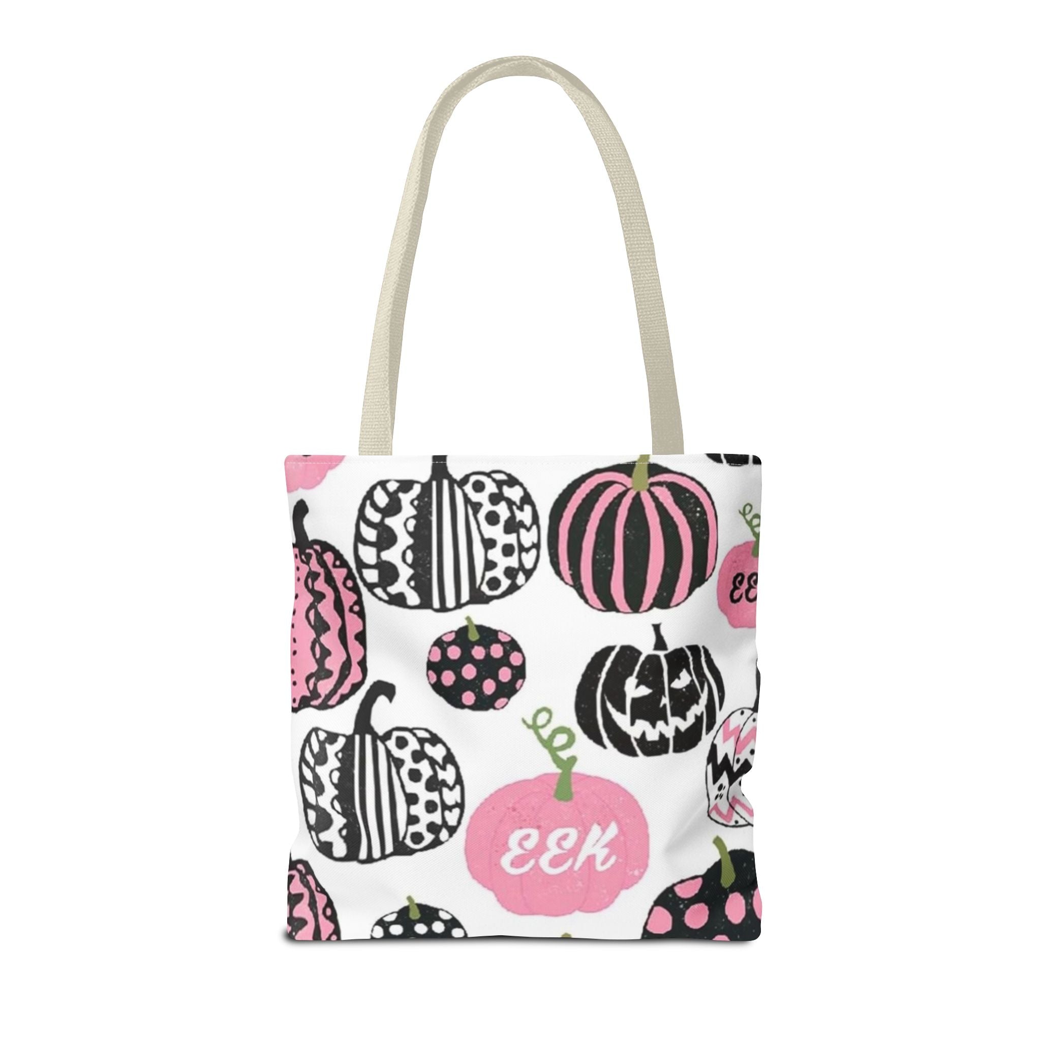Pink pumpkin tote