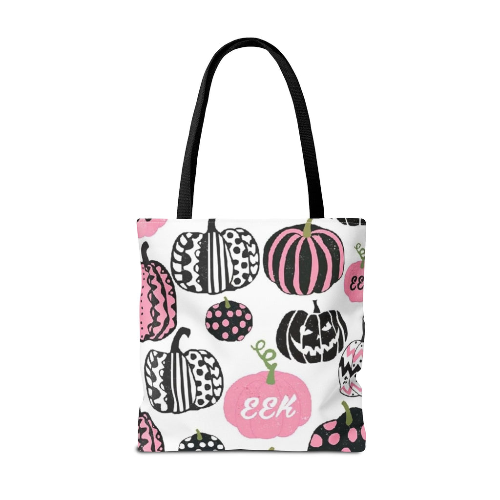 Pink pumpkin tote