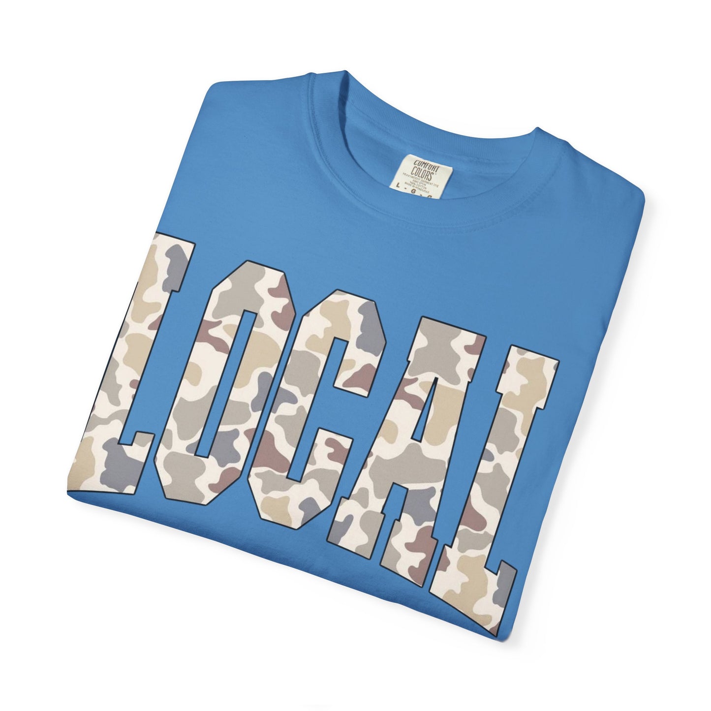 Local camo graphic tee