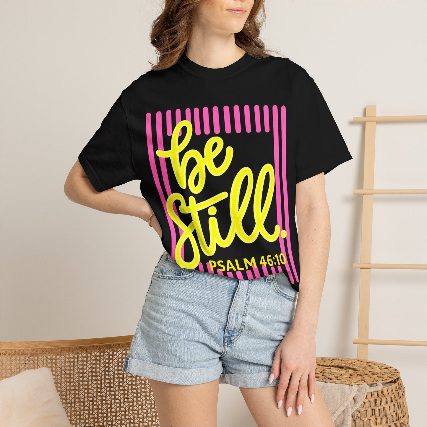 Be Still Psalm 46:10 T-Shirt
