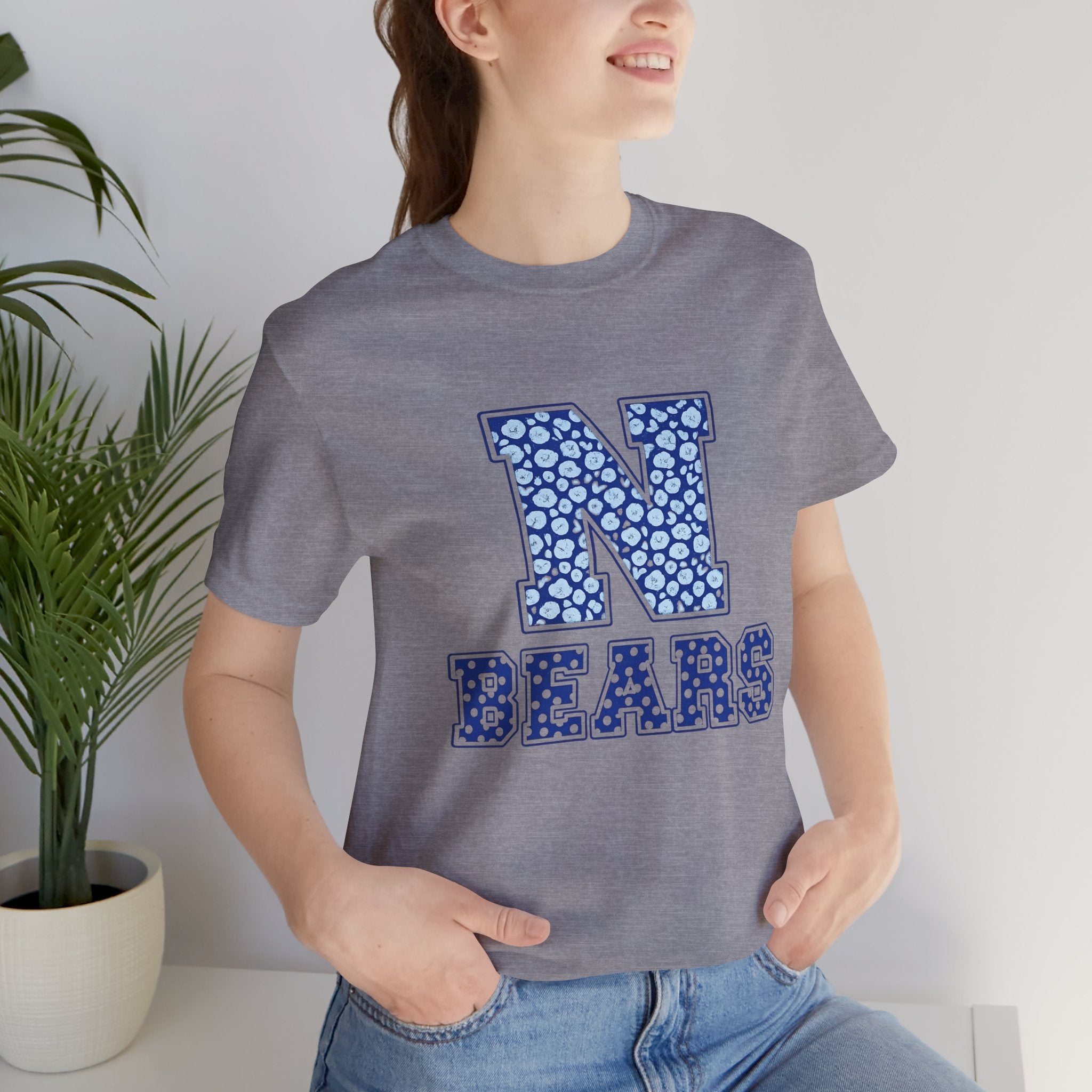 Bears Flower Print Spirit Tee