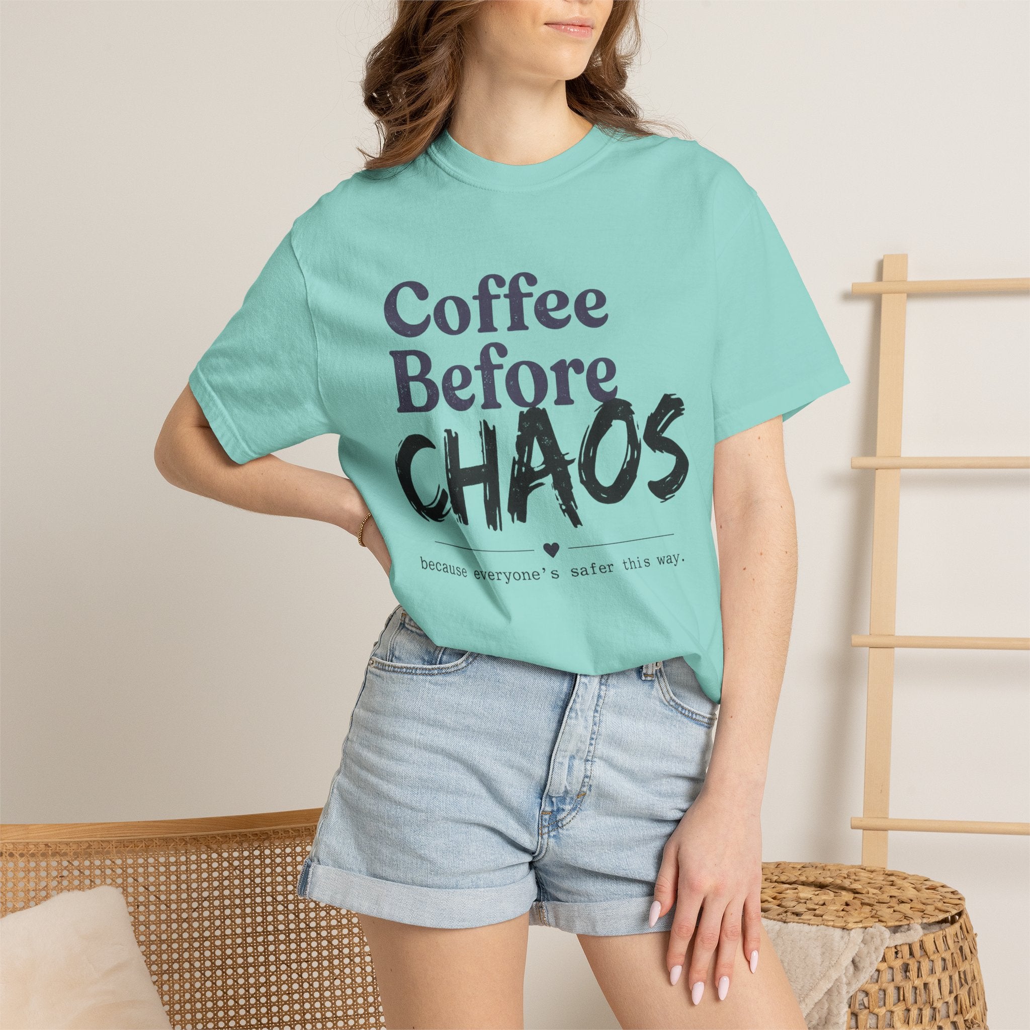 Coffee Before Chaos Tee