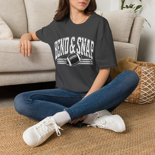 Bend & snap football tee