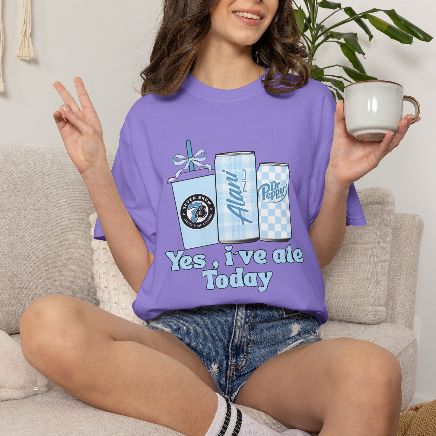 Yes, I’ve ate today graphic tee