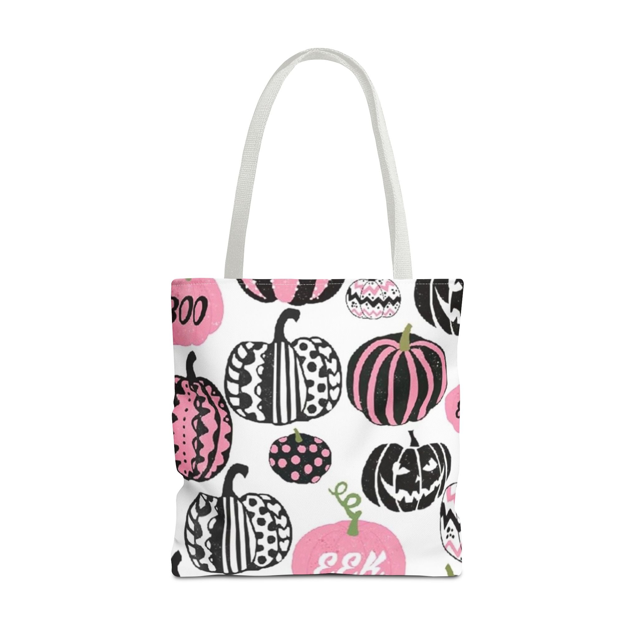 Pink pumpkin tote