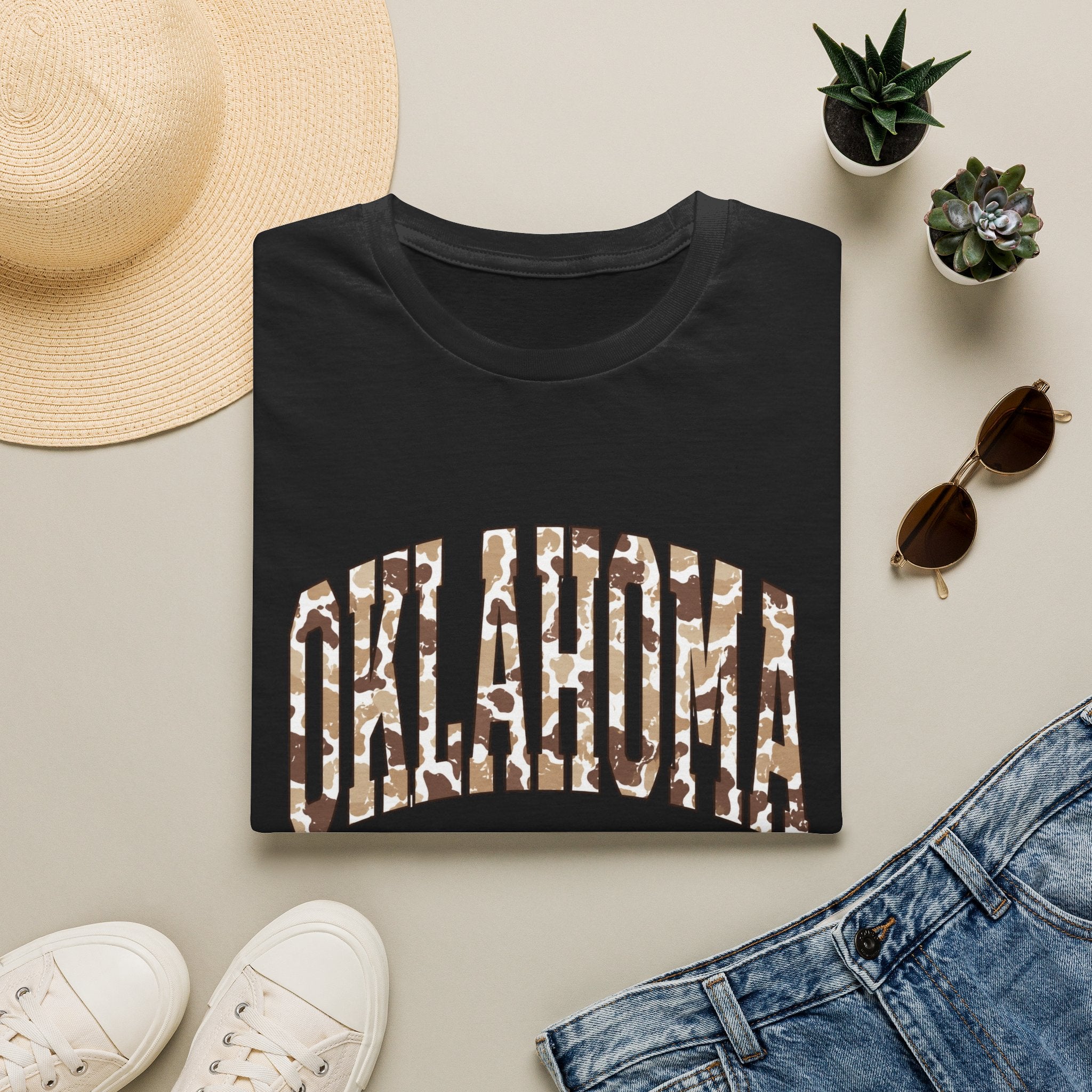 Oklahoma Camo Arch T‑Shirt