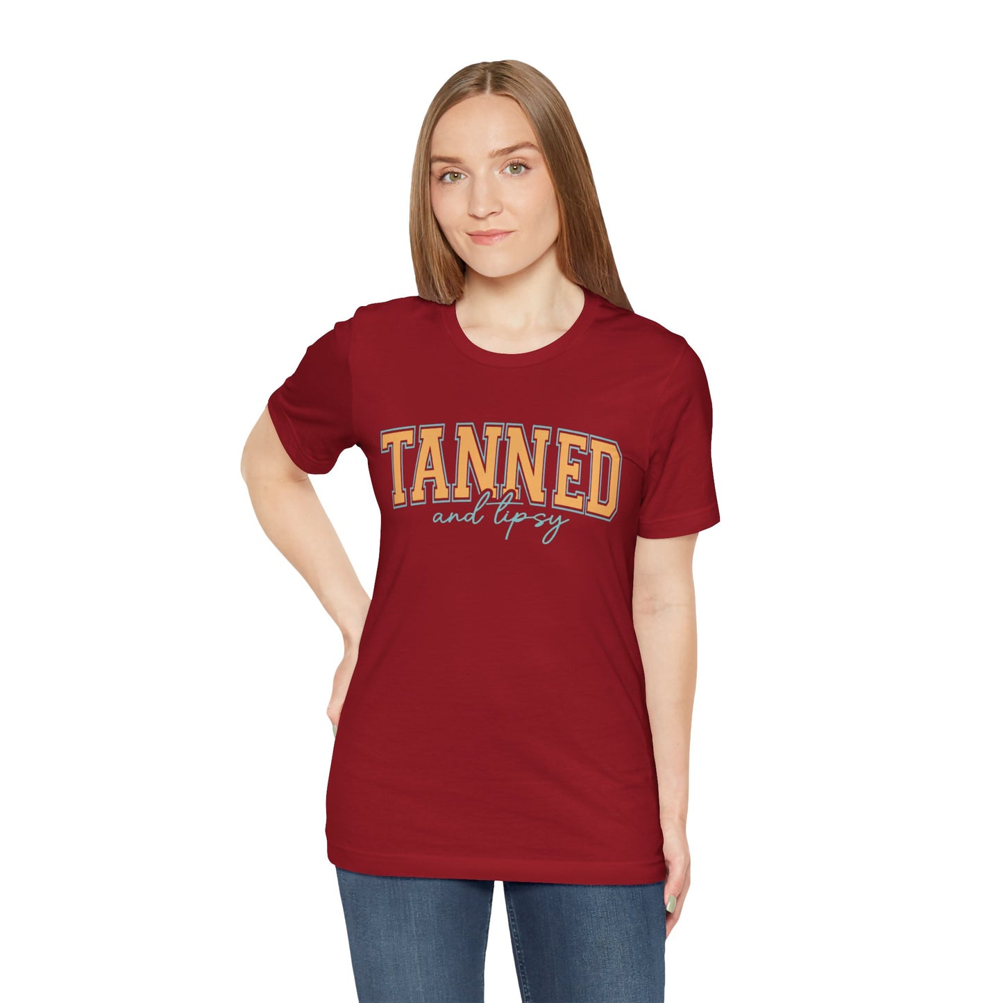 "Tanned and Tipsy" Beach Vibe Graphic Tee