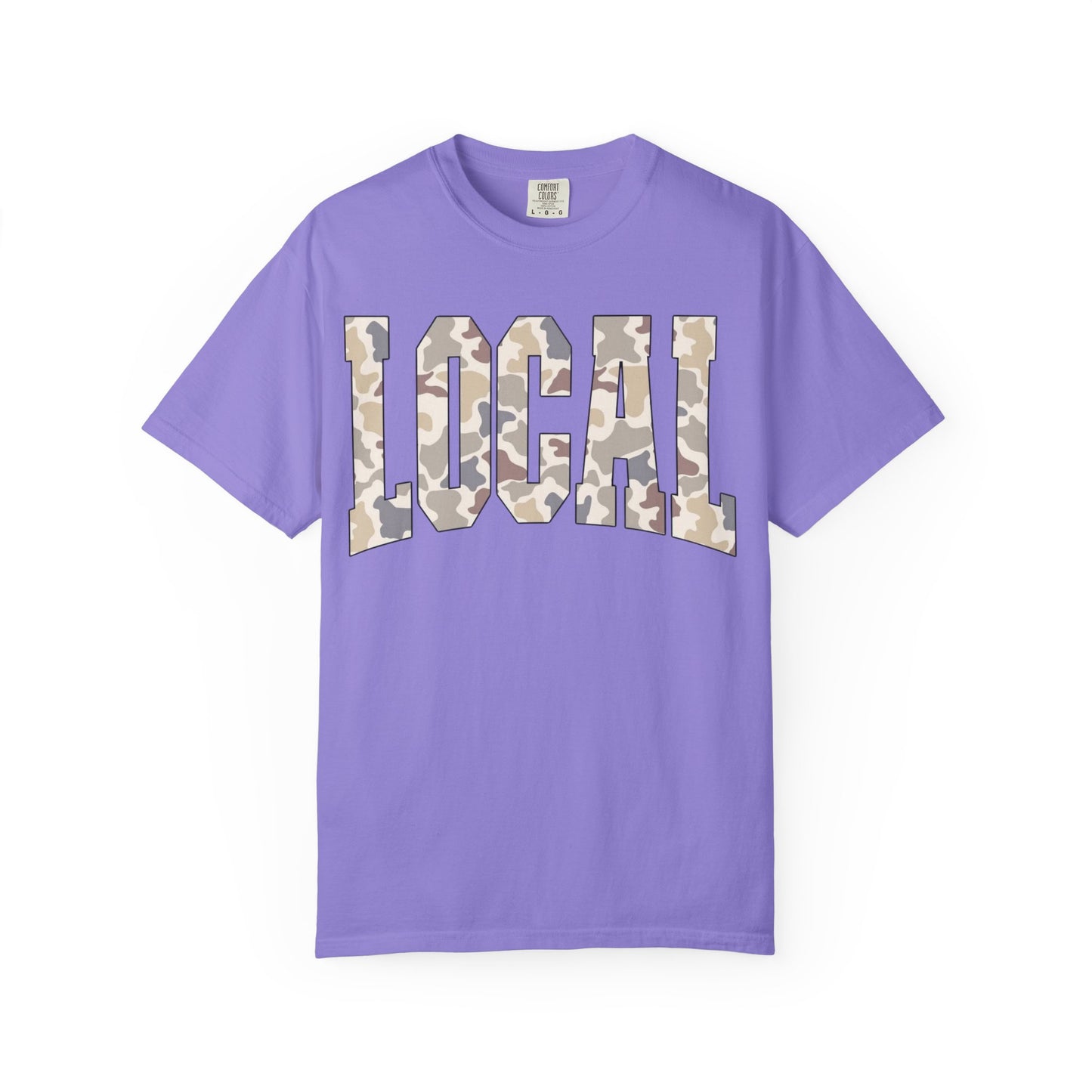 Local camo graphic tee