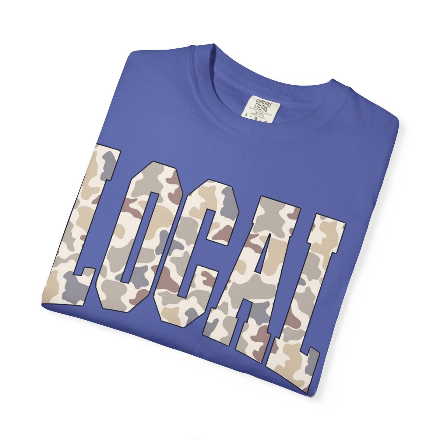 Local camo graphic tee