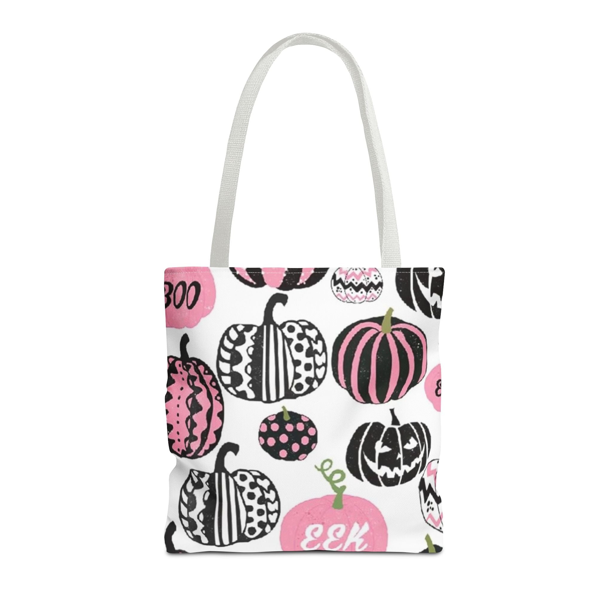 Pink pumpkin tote